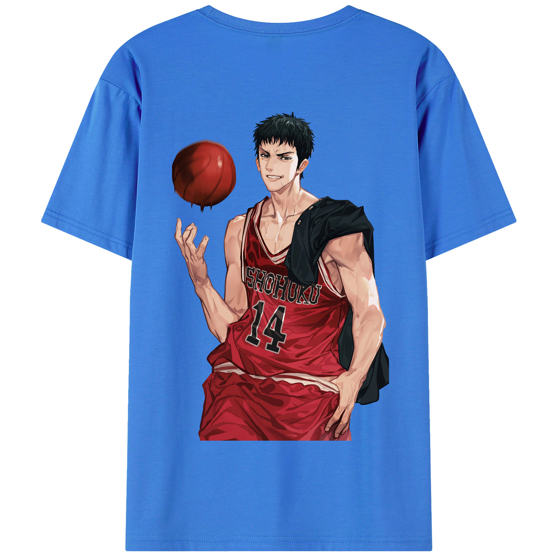 （画像用） SLAM DUNK／スラムダンク 綿100％半袖Tシャツ（背面プリント）