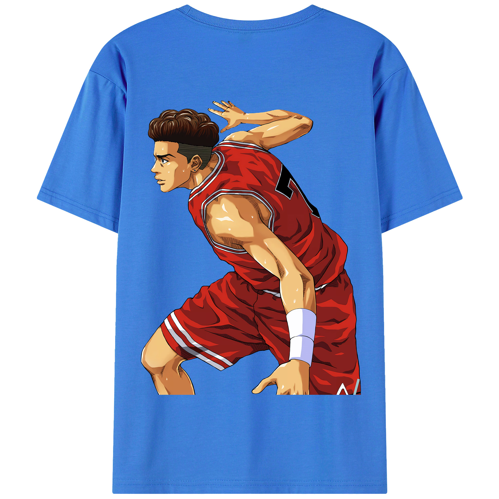 SLAM DUNK／スラムダンク 綿100％半袖Tシャツ（背面プリント）