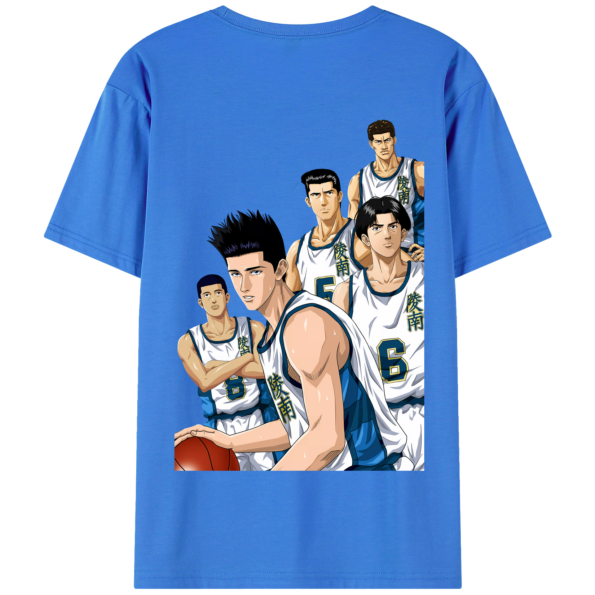 SLAM DUNK／スラムダンク 綿100％半袖Tシャツ（背面プリント）