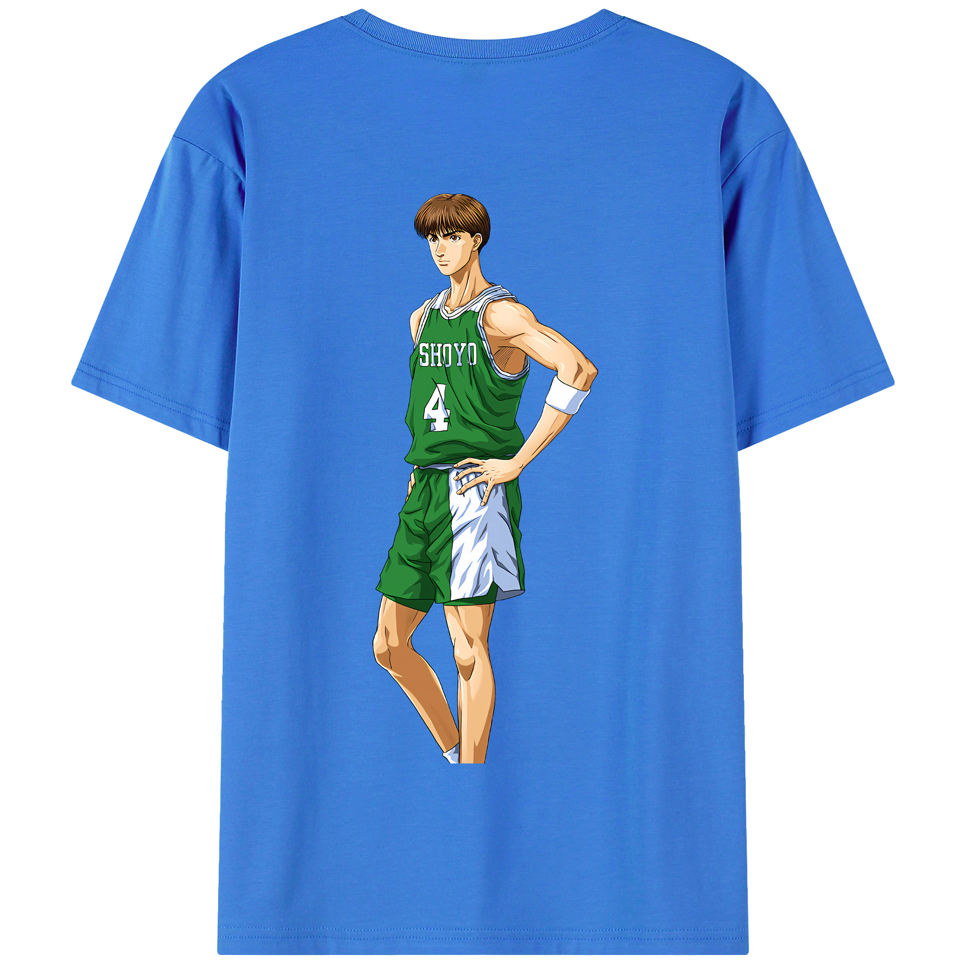 SLAM DUNK／スラムダンク 綿100％半袖Tシャツ（背面プリント）