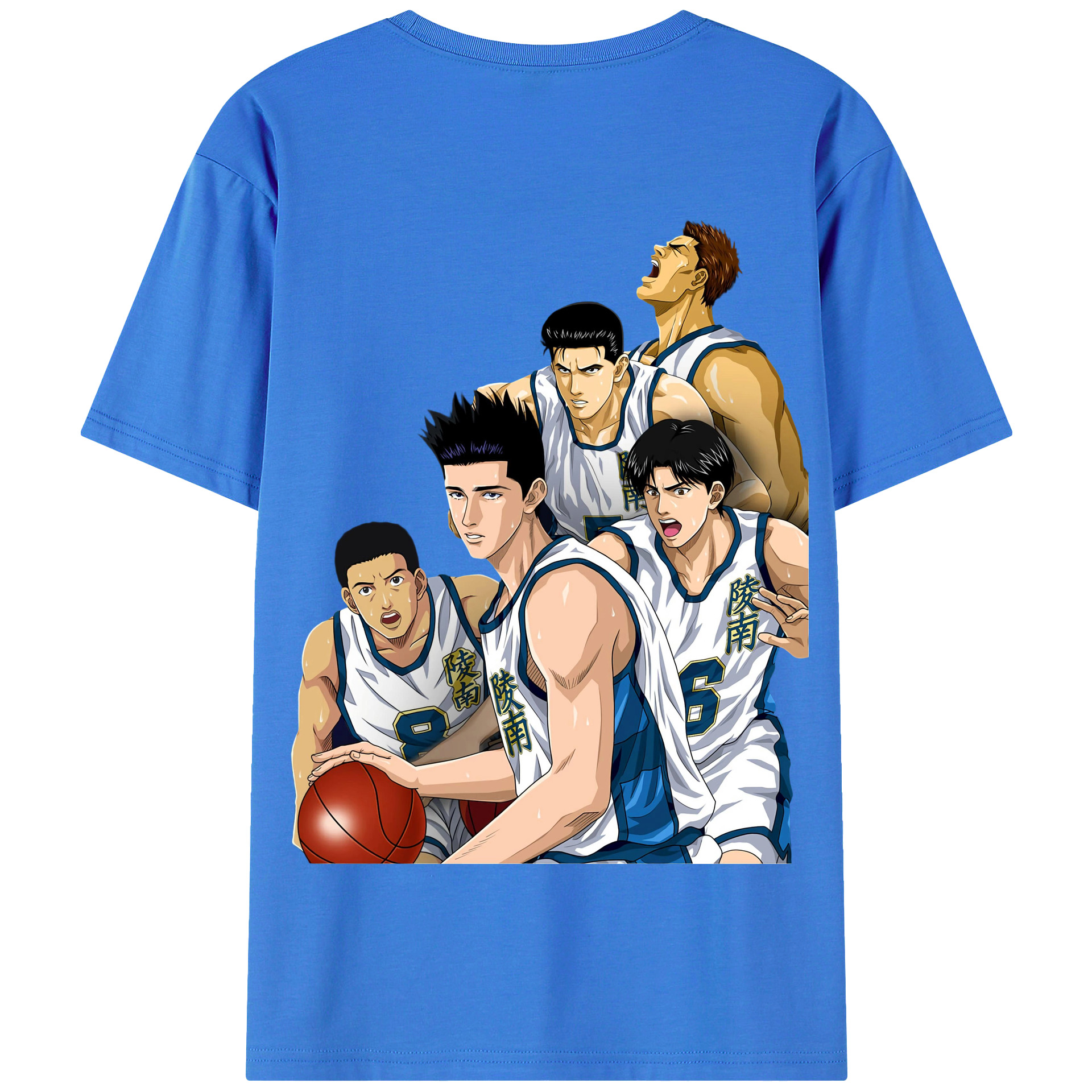 SLAM DUNK／スラムダンク 綿100％半袖Tシャツ（背面プリント）