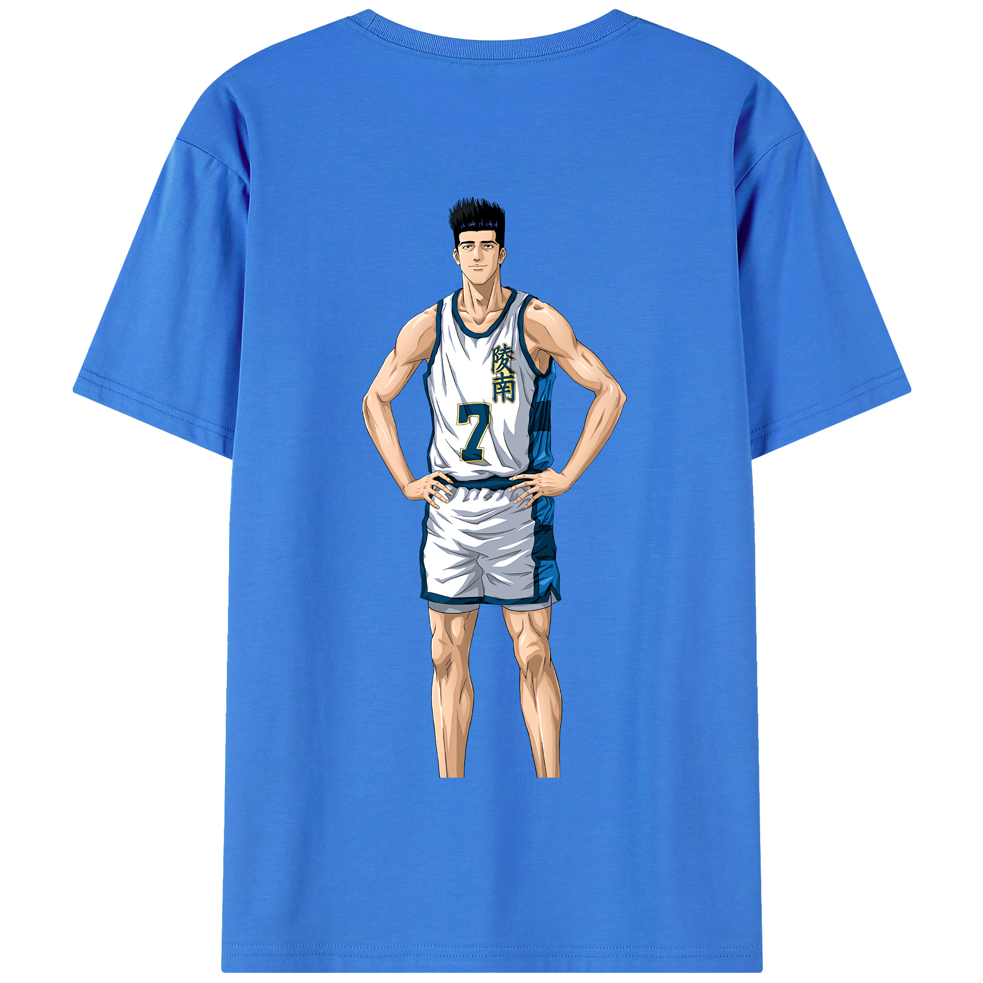 SLAM DUNK／スラムダンク 綿100％半袖Tシャツ（背面プリント）