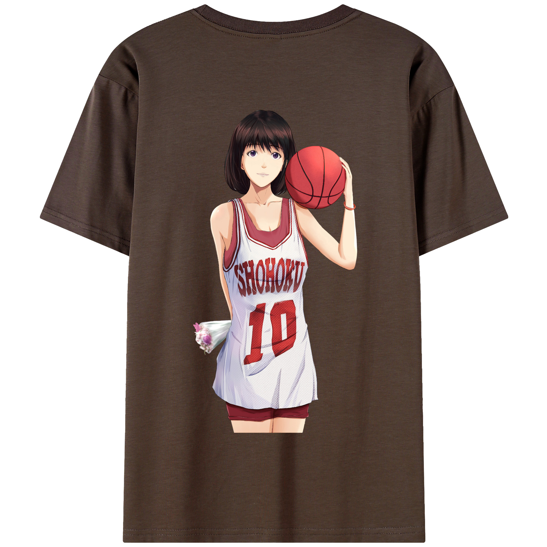 SLAM DUNK／スラムダンク 綿100％半袖Tシャツ（背面プリント）