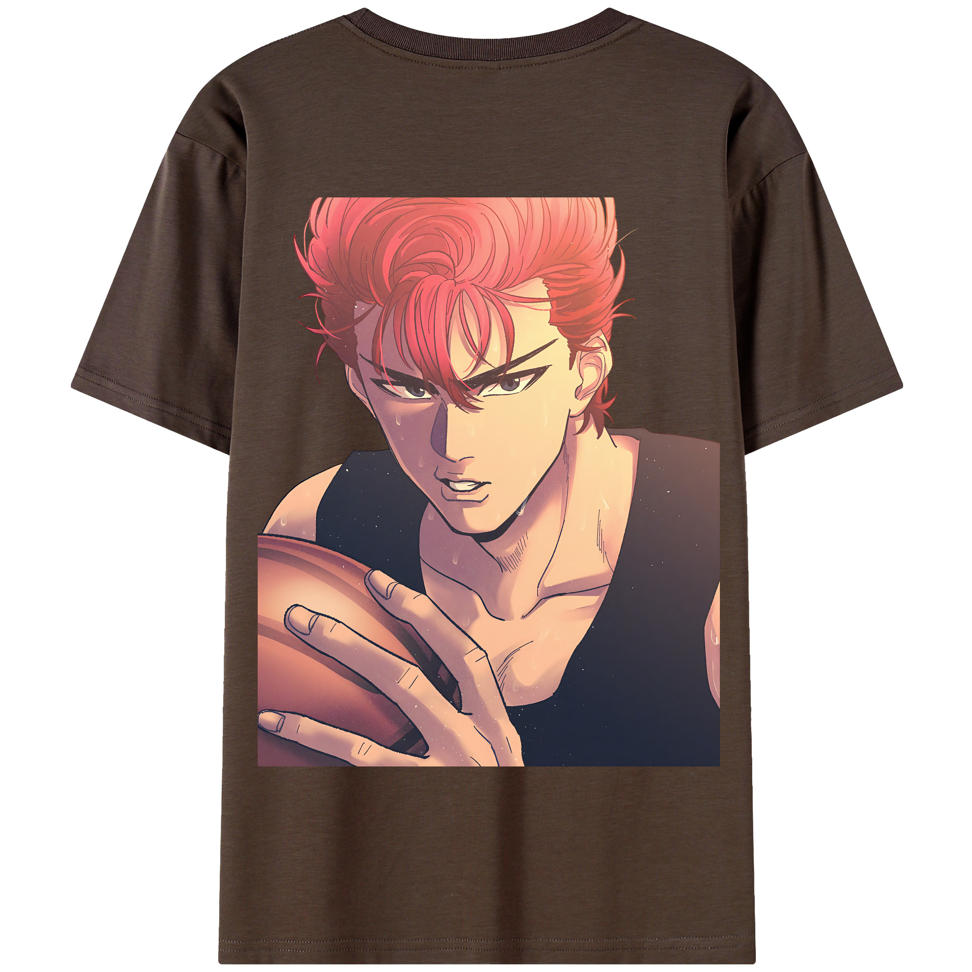 SLAM DUNK／スラムダンク 綿100％半袖Tシャツ（背面プリント）