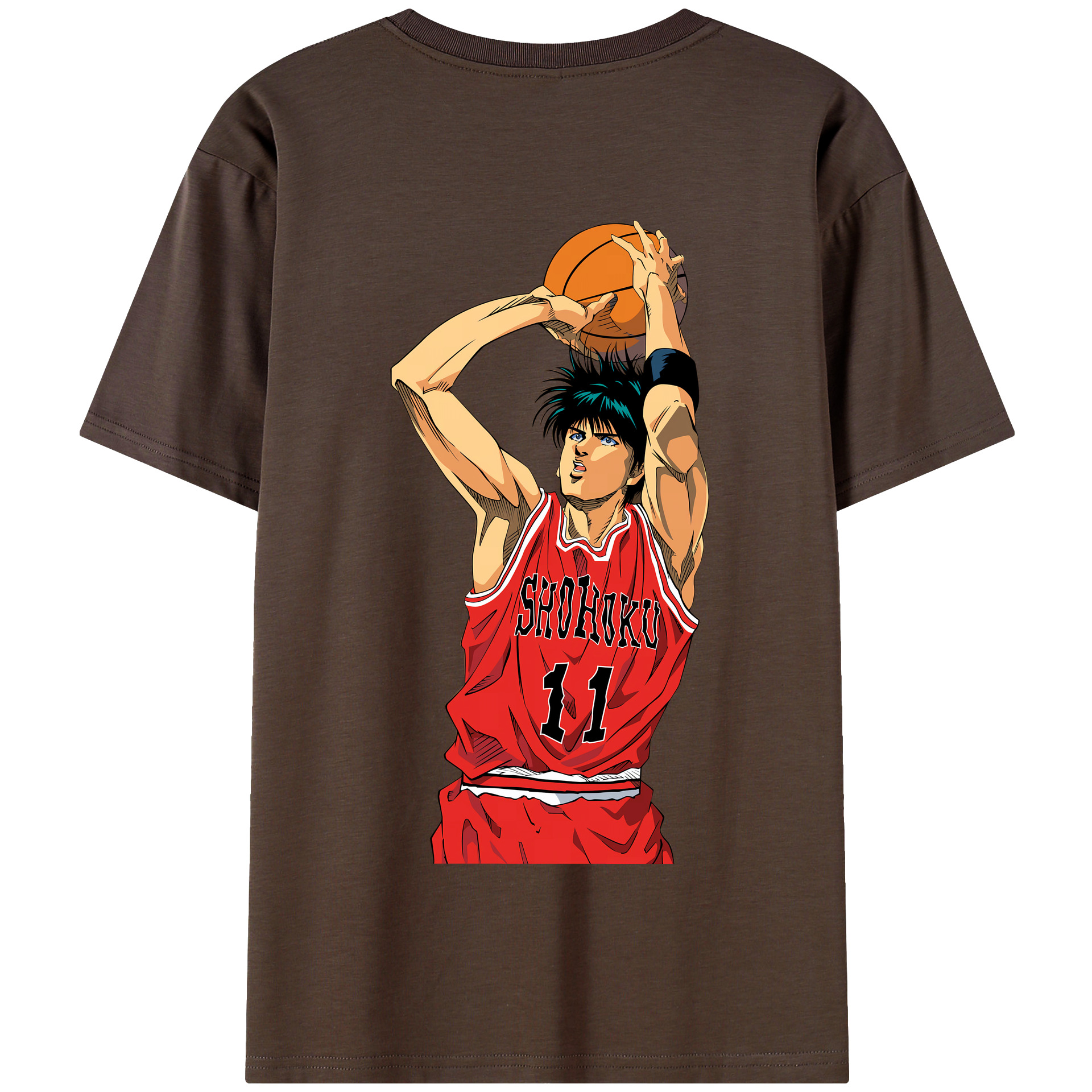 SLAM DUNK／スラムダンク 綿100％半袖Tシャツ（背面プリント）