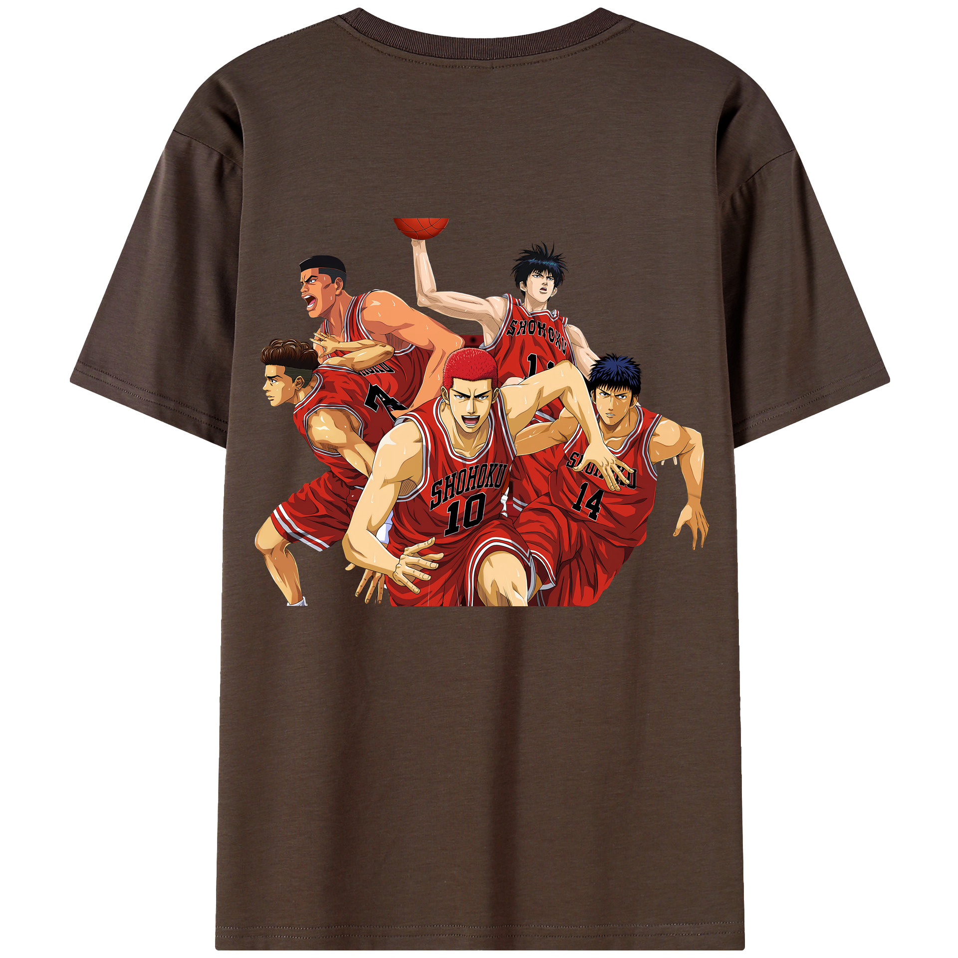 SLAM DUNK／スラムダンク 綿100％半袖Tシャツ（背面プリント）