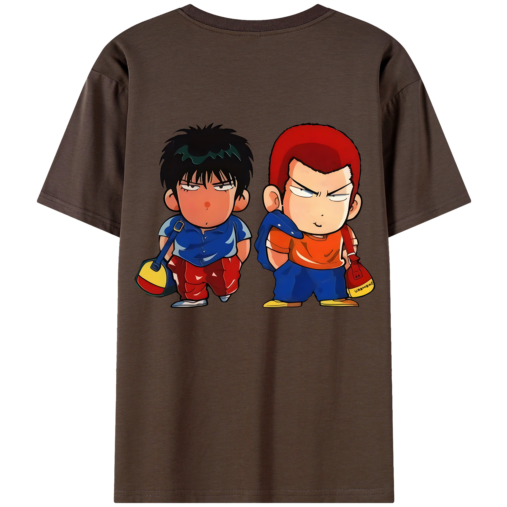 SLAM DUNK／スラムダンク 綿100％半袖Tシャツ（背面プリント）