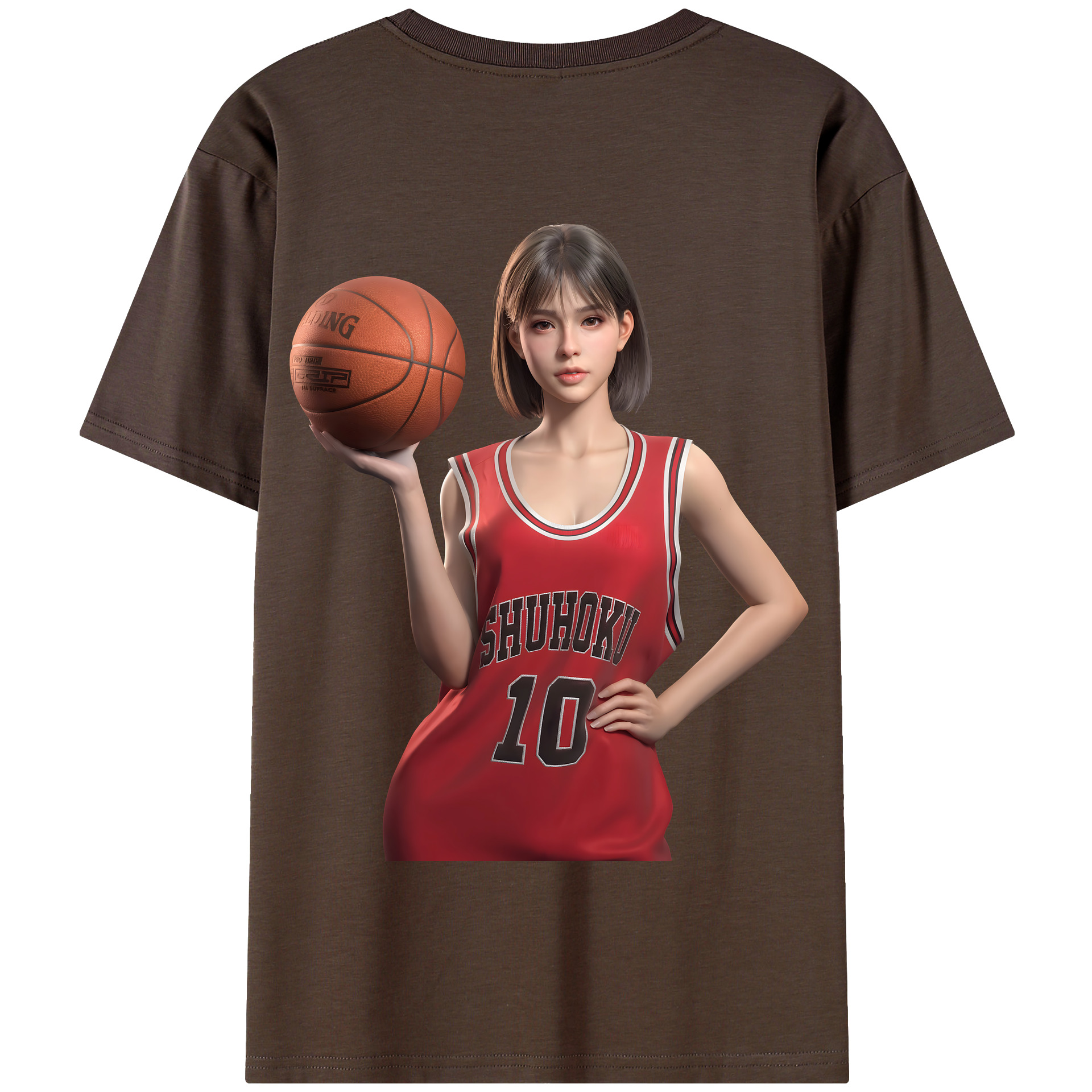 SLAM DUNK／スラムダンク 綿100％半袖Tシャツ（背面プリント）