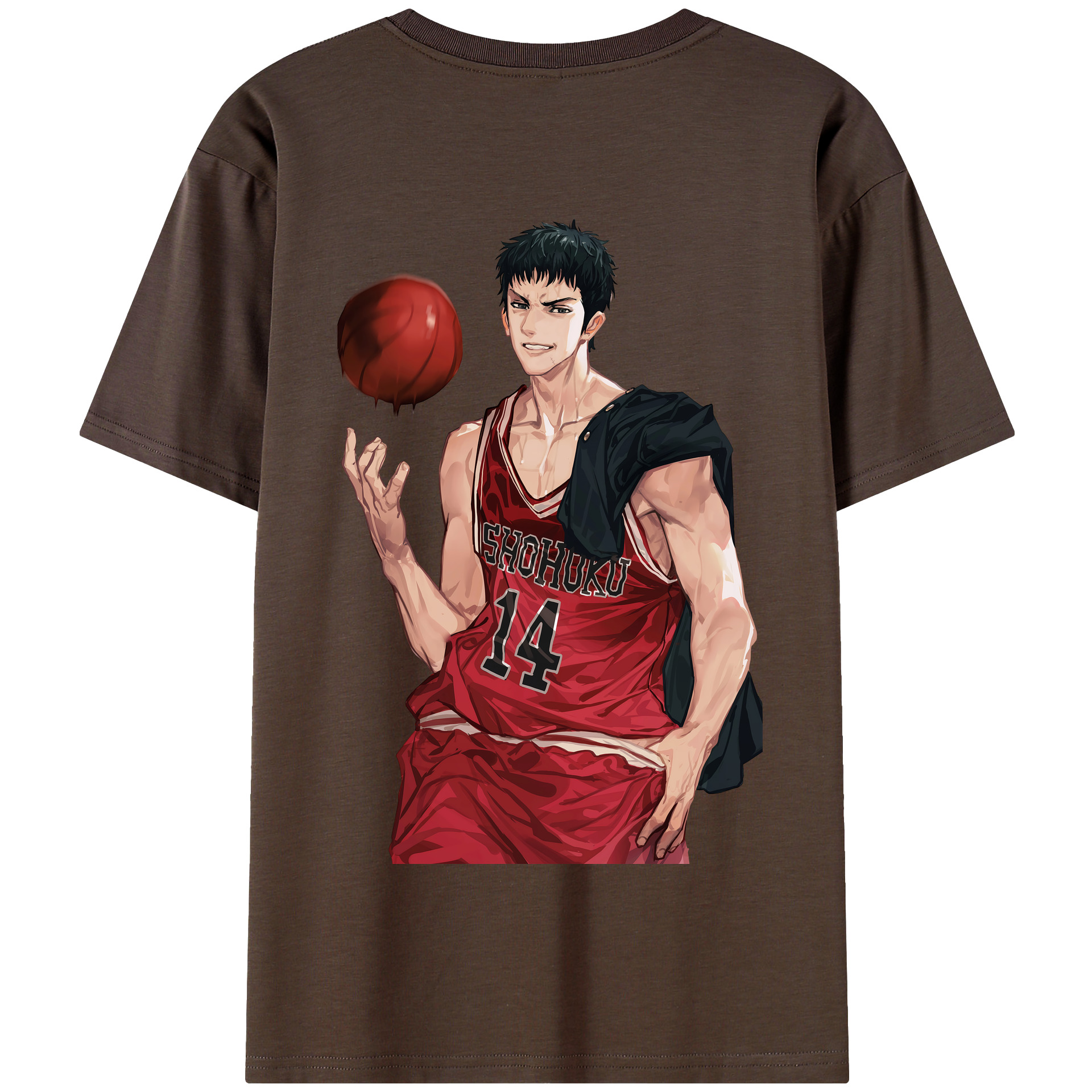 （画像用） SLAM DUNK／スラムダンク 綿100％半袖Tシャツ（背面プリント）