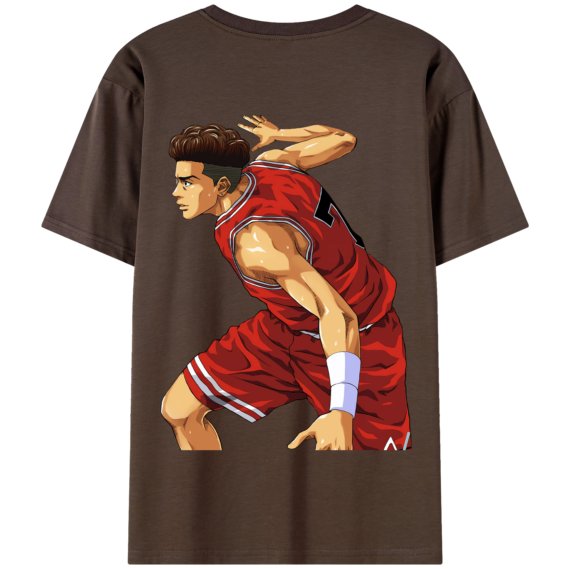 SLAM DUNK／スラムダンク 綿100％半袖Tシャツ（背面プリント）