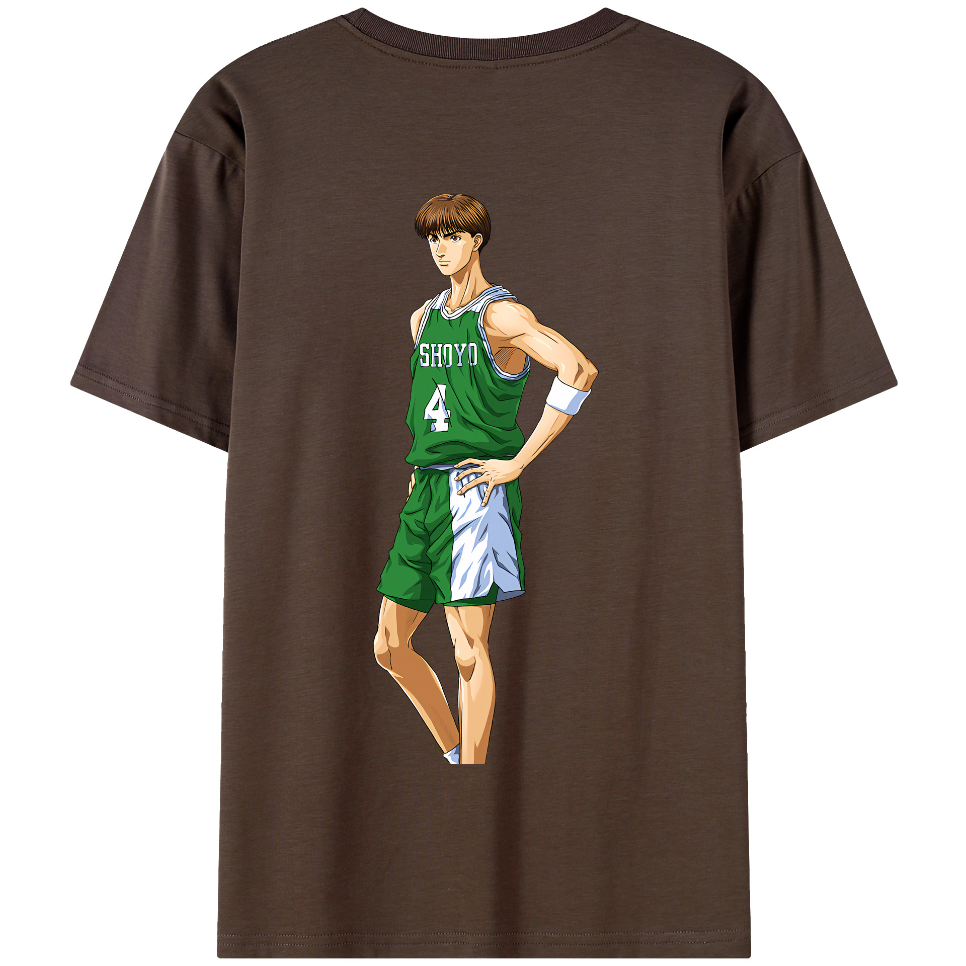 SLAM DUNK／スラムダンク 綿100％半袖Tシャツ（背面プリント）