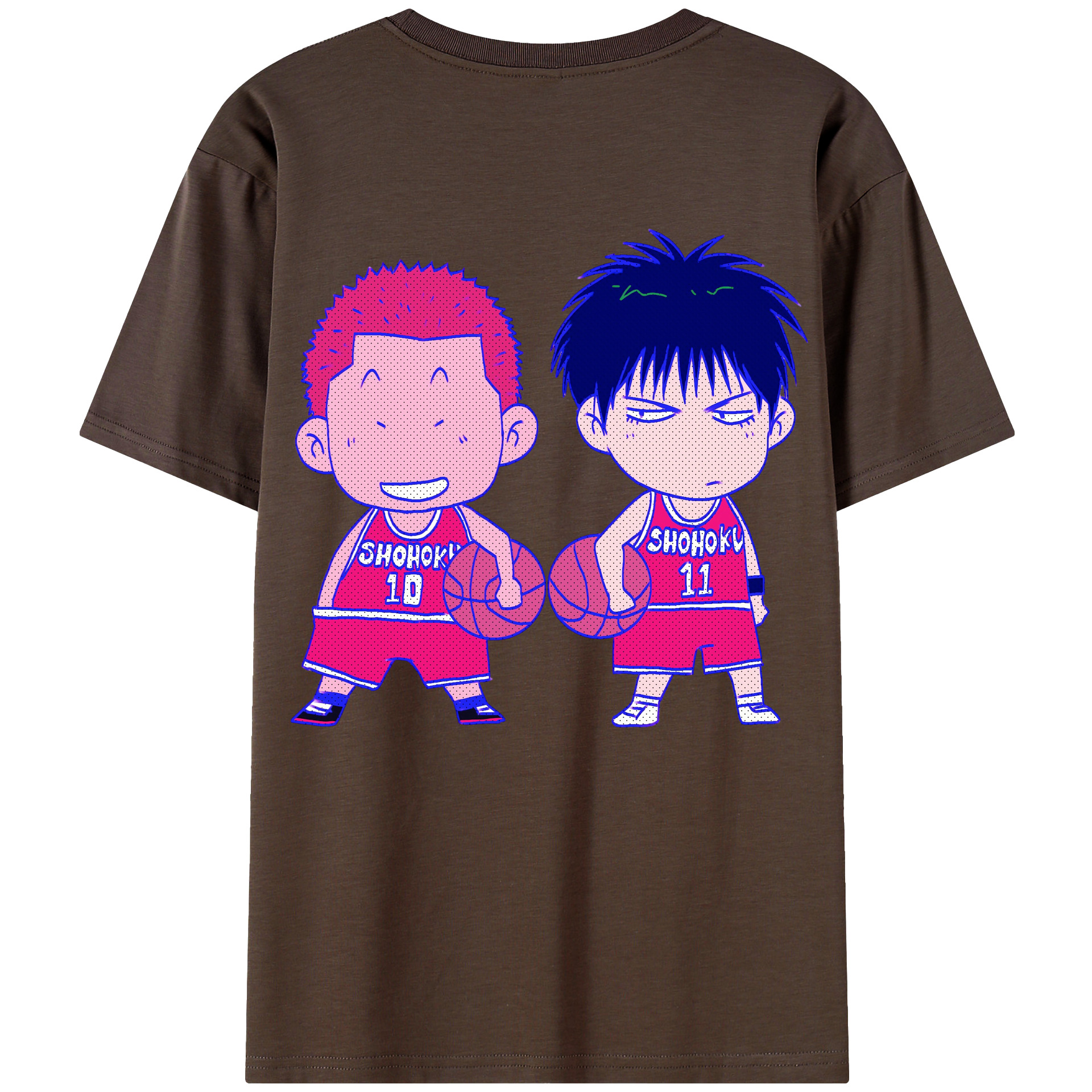 （画像用） SLAM DUNK／スラムダンク 綿100％半袖Tシャツ（背面プリント）