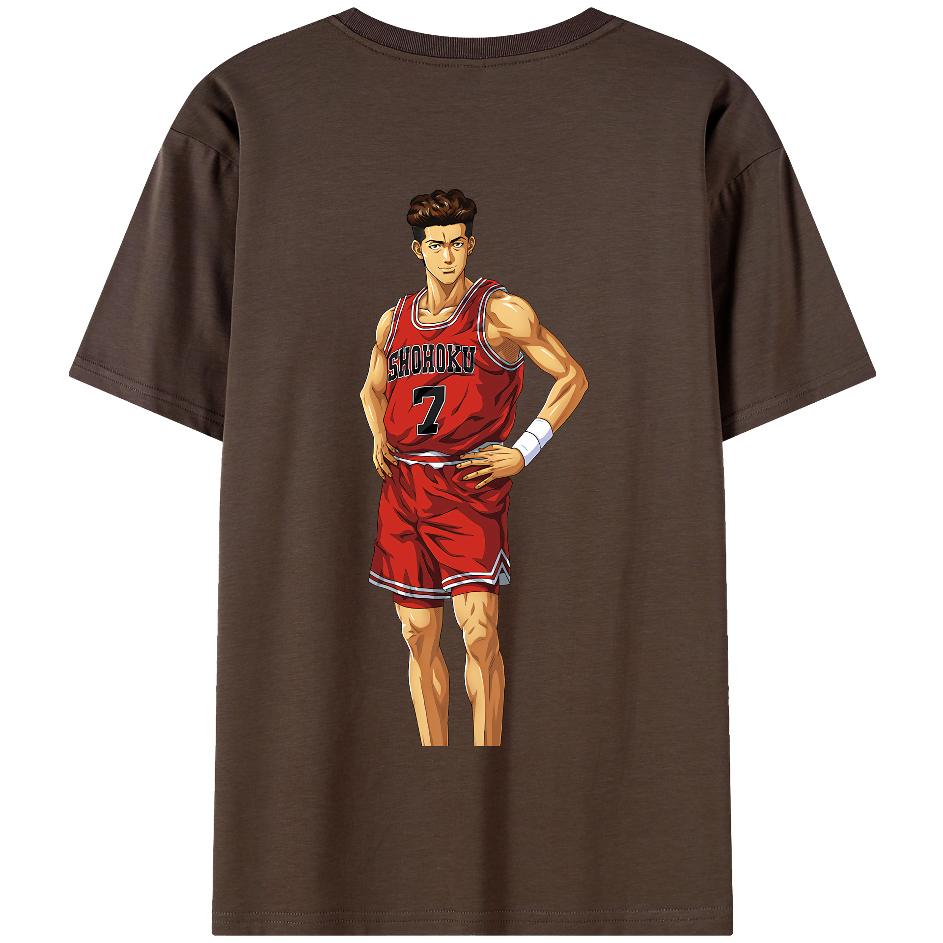 SLAM DUNK／スラムダンク 綿100％半袖Tシャツ（背面プリント）