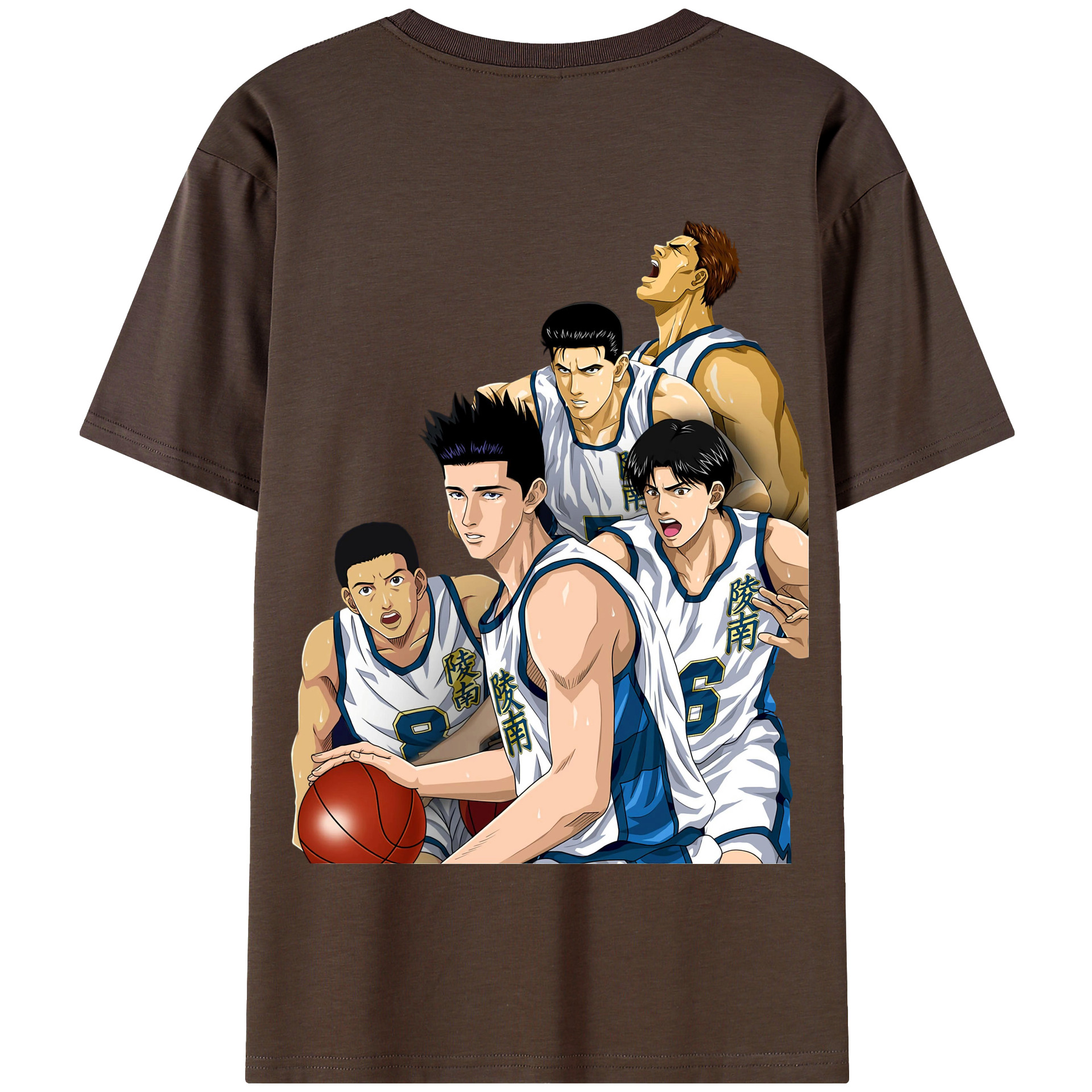 SLAM DUNK／スラムダンク 綿100％半袖Tシャツ（背面プリント）