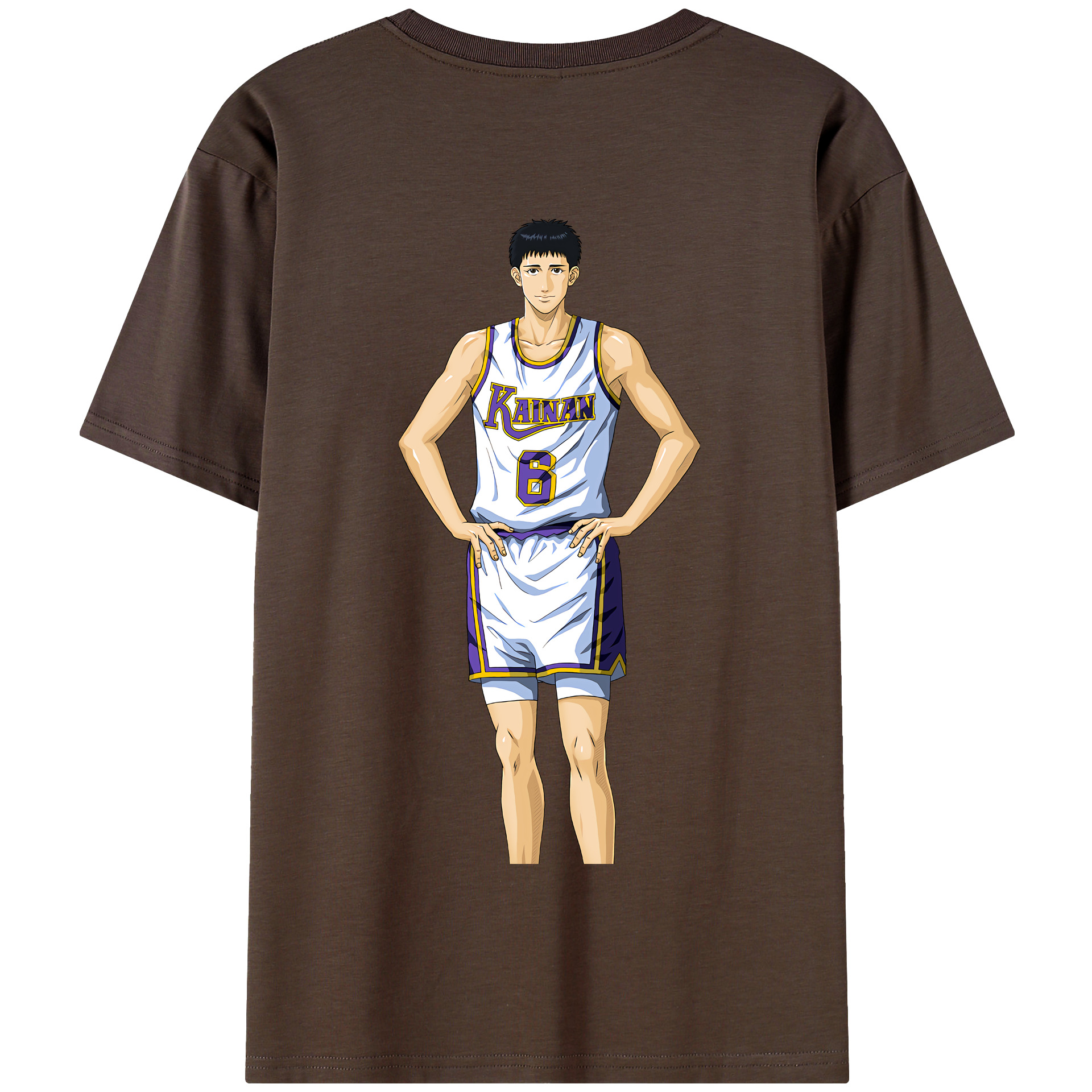 SLAM DUNK／スラムダンク 綿100％半袖Tシャツ（背面プリント）