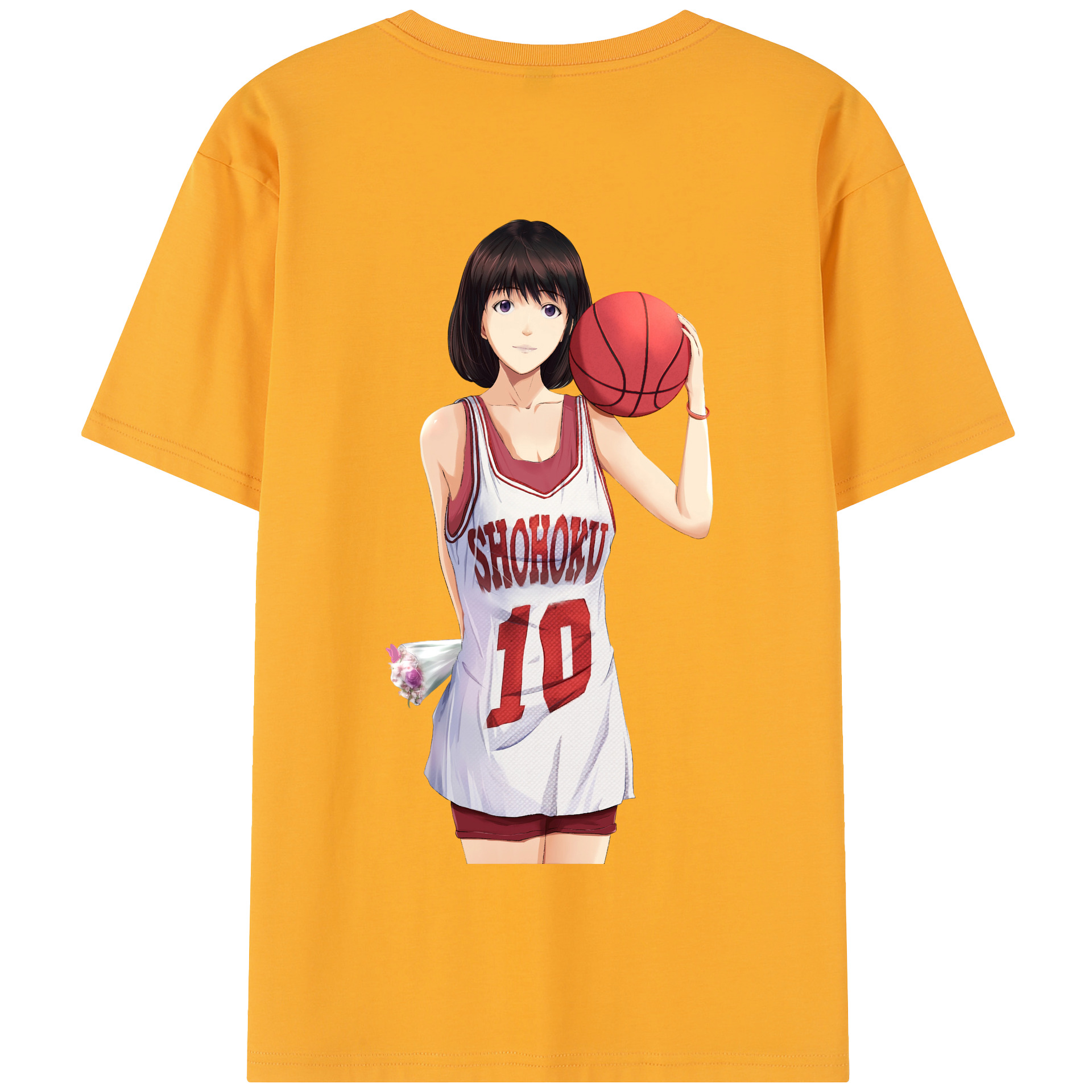 SLAM DUNK／スラムダンク 綿100％半袖Tシャツ（背面プリント）