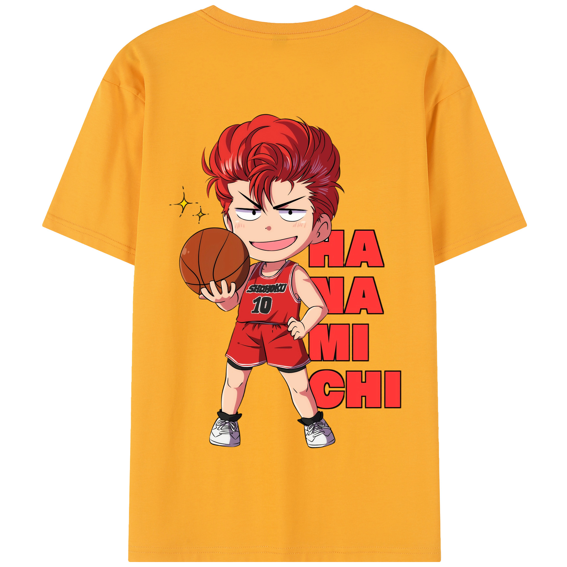 SLAM DUNK／スラムダンク 綿100％半袖Tシャツ（背面プリント）