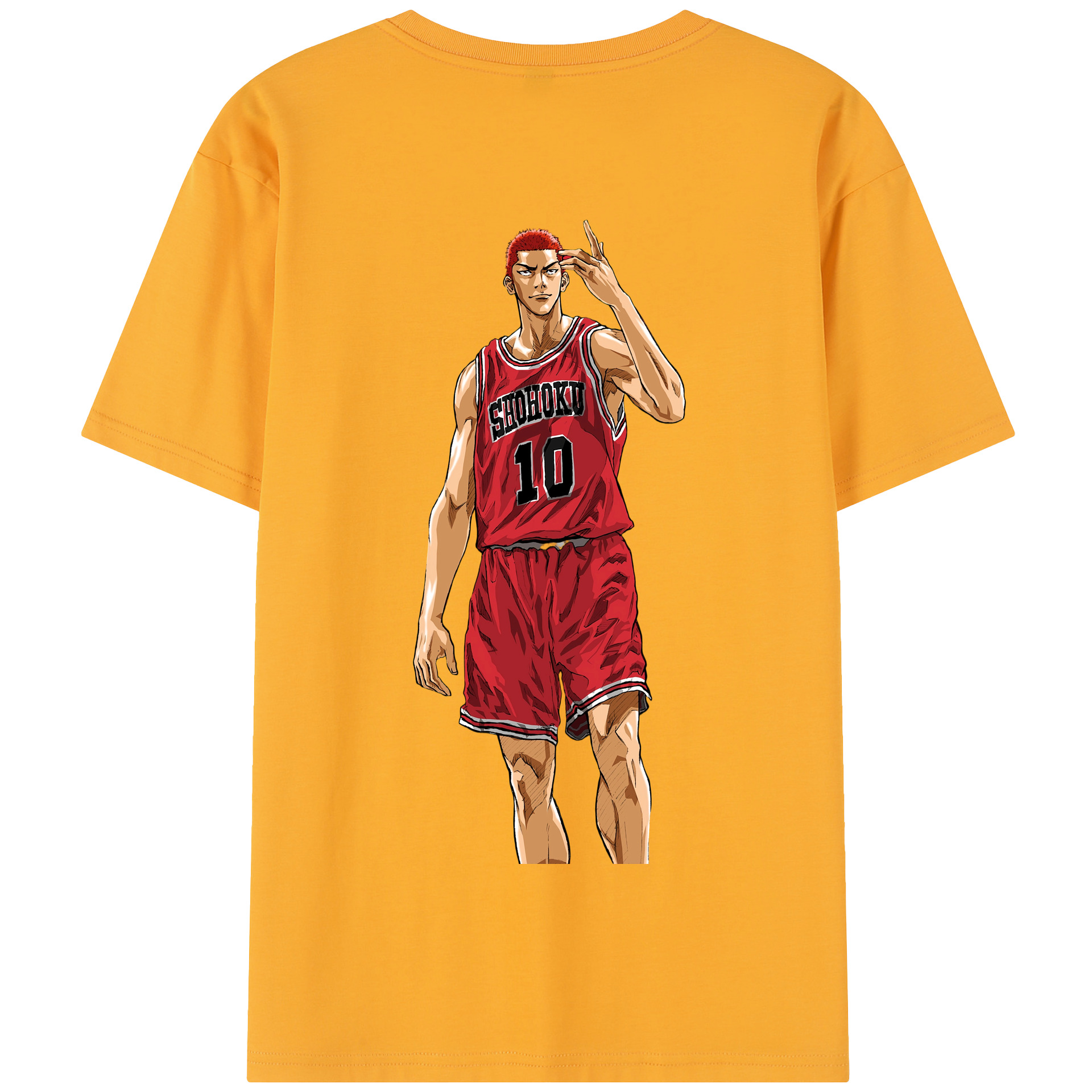 SLAM DUNK／スラムダンク 綿100％半袖Tシャツ（背面プリント）