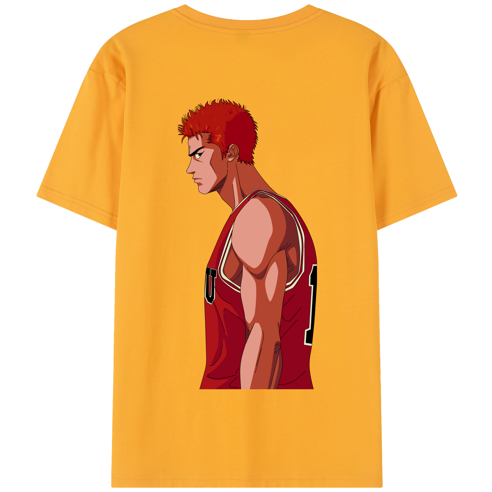 SLAM DUNK／スラムダンク 綿100％半袖Tシャツ（背面プリント）