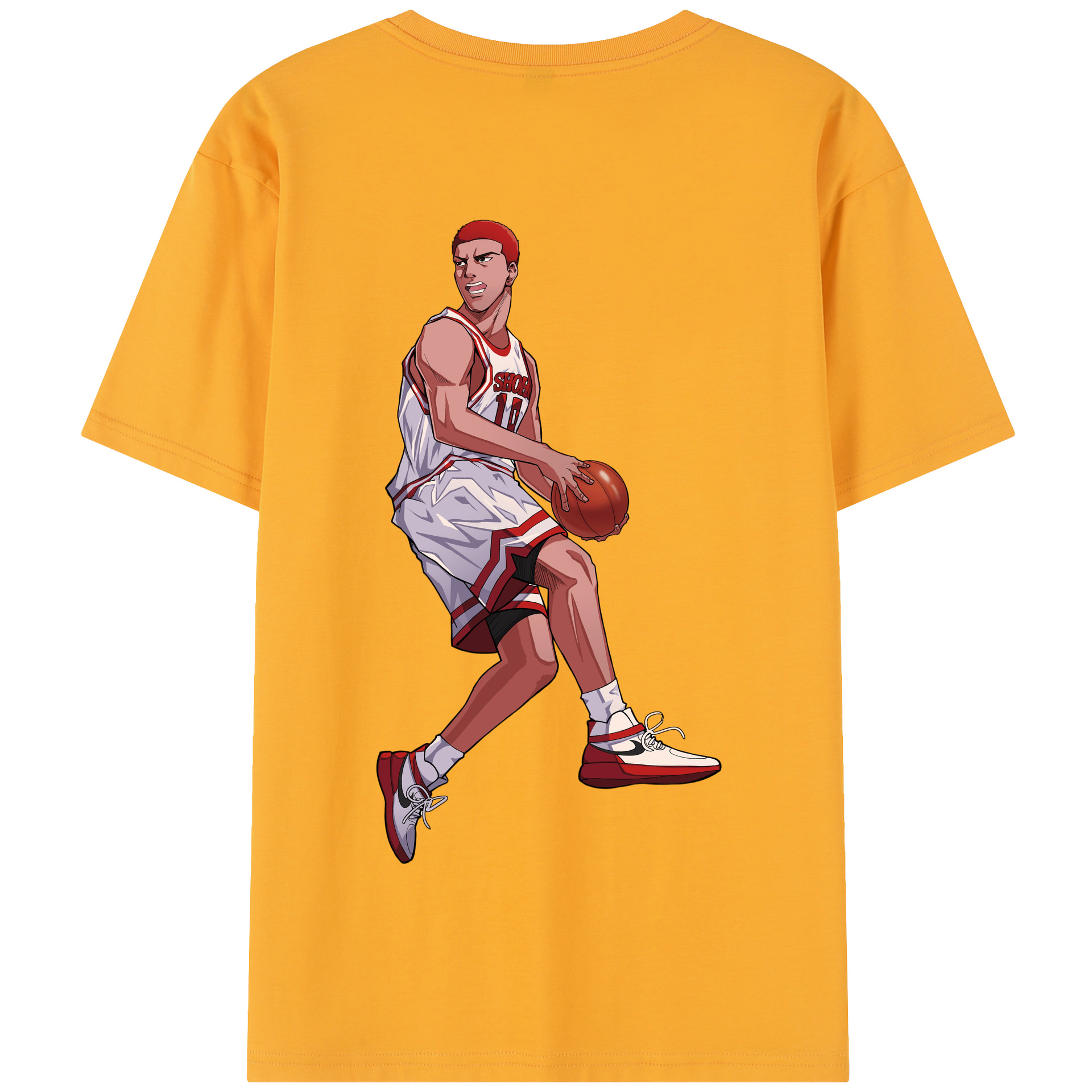 SLAM DUNK／スラムダンク 綿100％半袖Tシャツ（背面プリント）