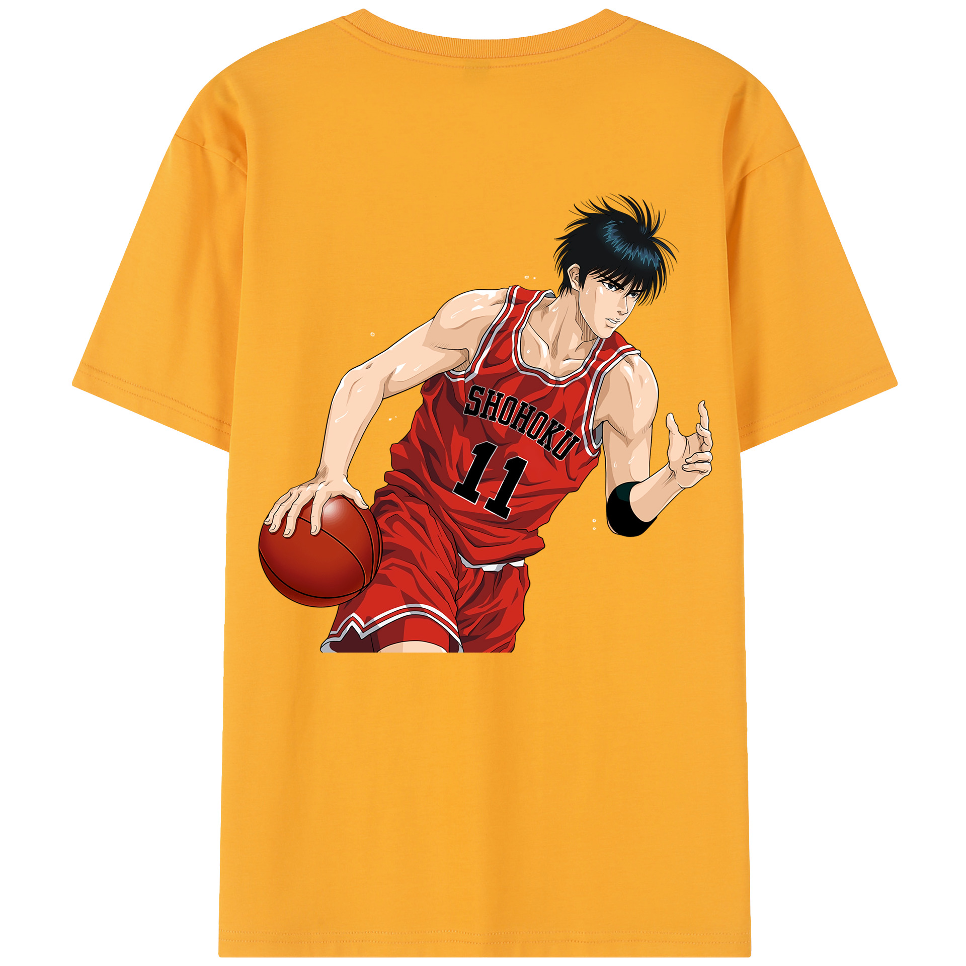 SLAM DUNK／スラムダンク 綿100％半袖Tシャツ（背面プリント）