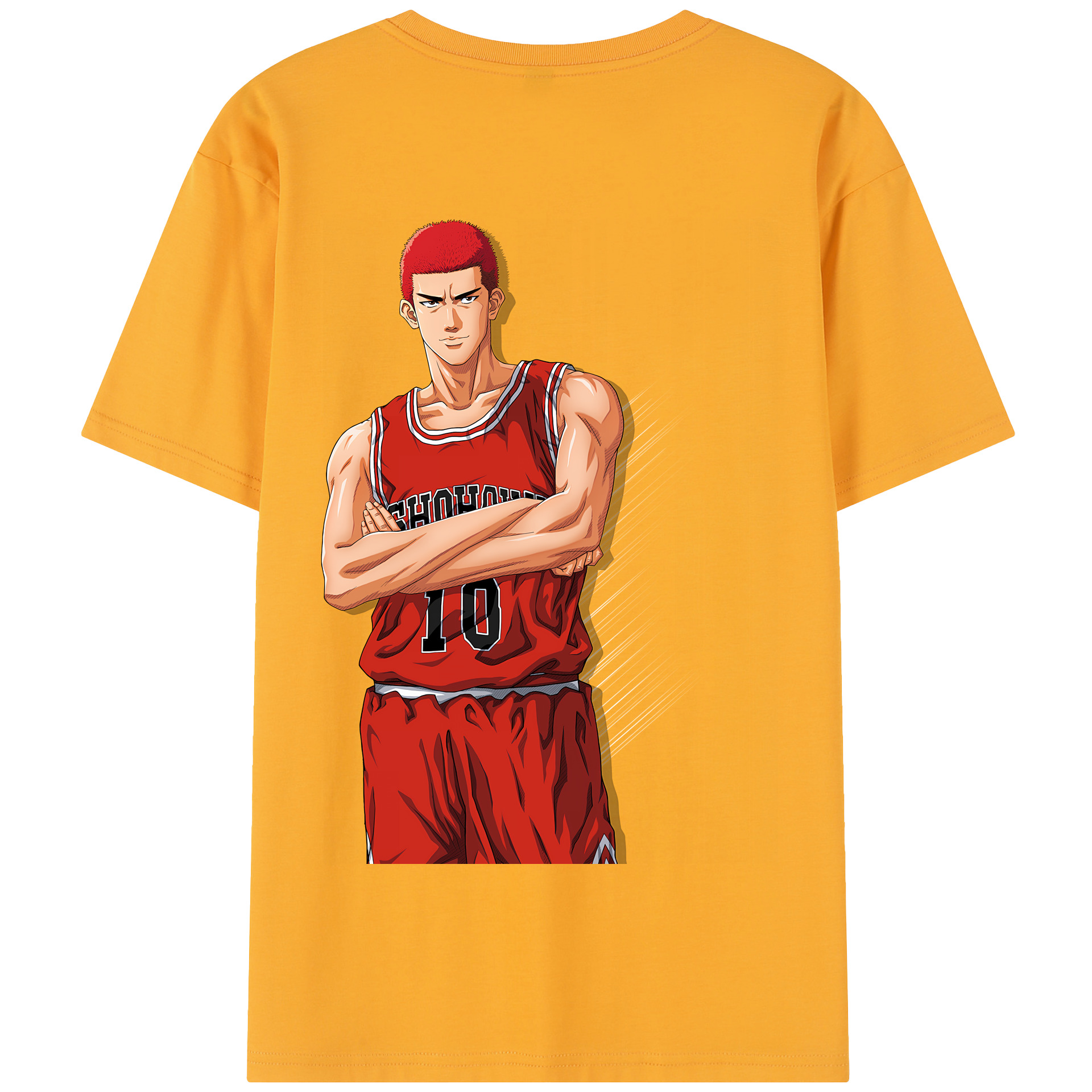 SLAM DUNK／スラムダンク 綿100％半袖Tシャツ（背面プリント）