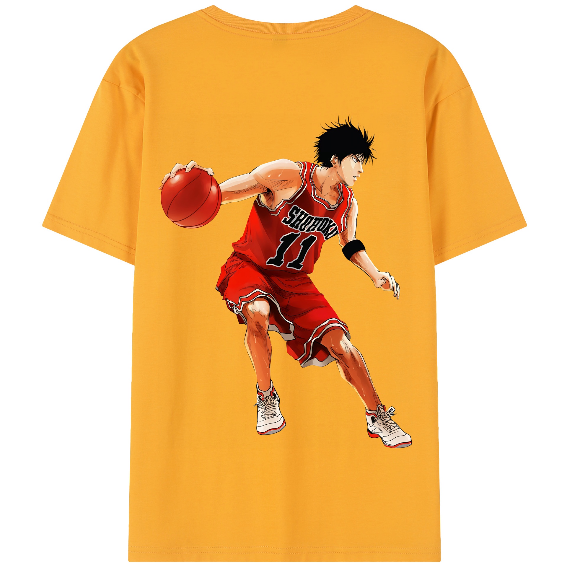 SLAM DUNK／スラムダンク 綿100％半袖Tシャツ（背面プリント）