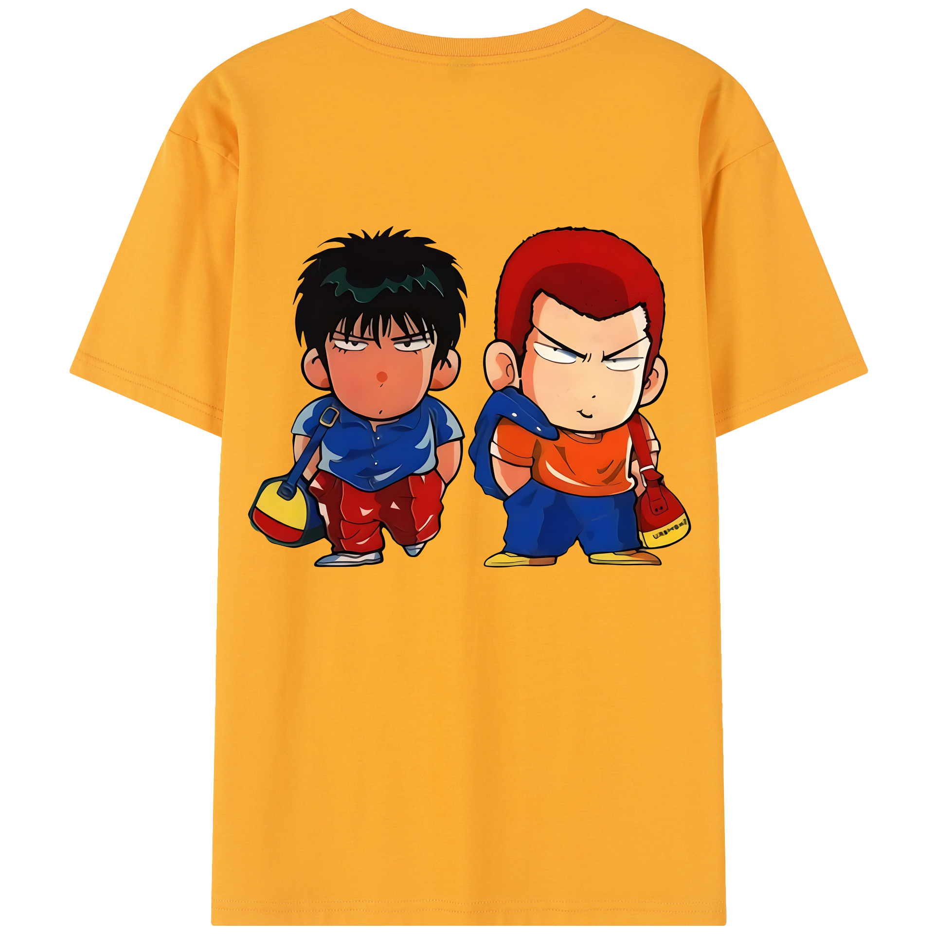 SLAM DUNK／スラムダンク 綿100％半袖Tシャツ（背面プリント）