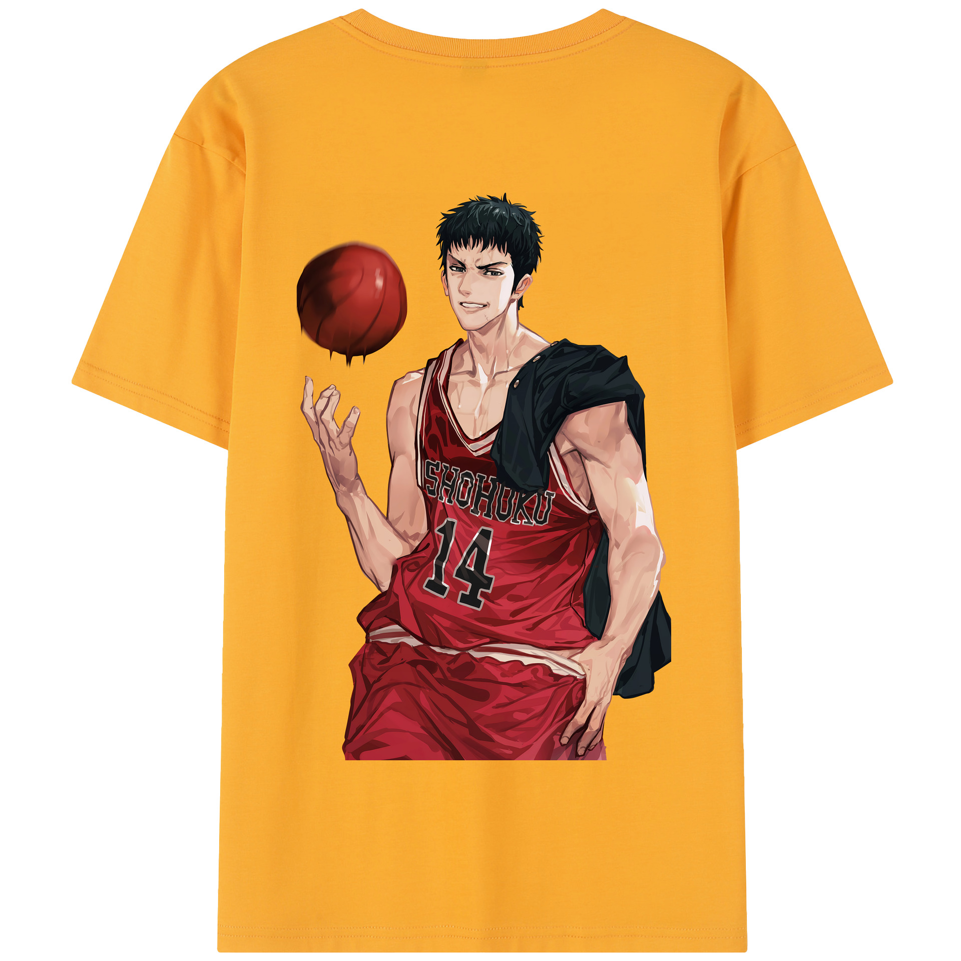 （画像用） SLAM DUNK／スラムダンク 綿100％半袖Tシャツ（背面プリント）