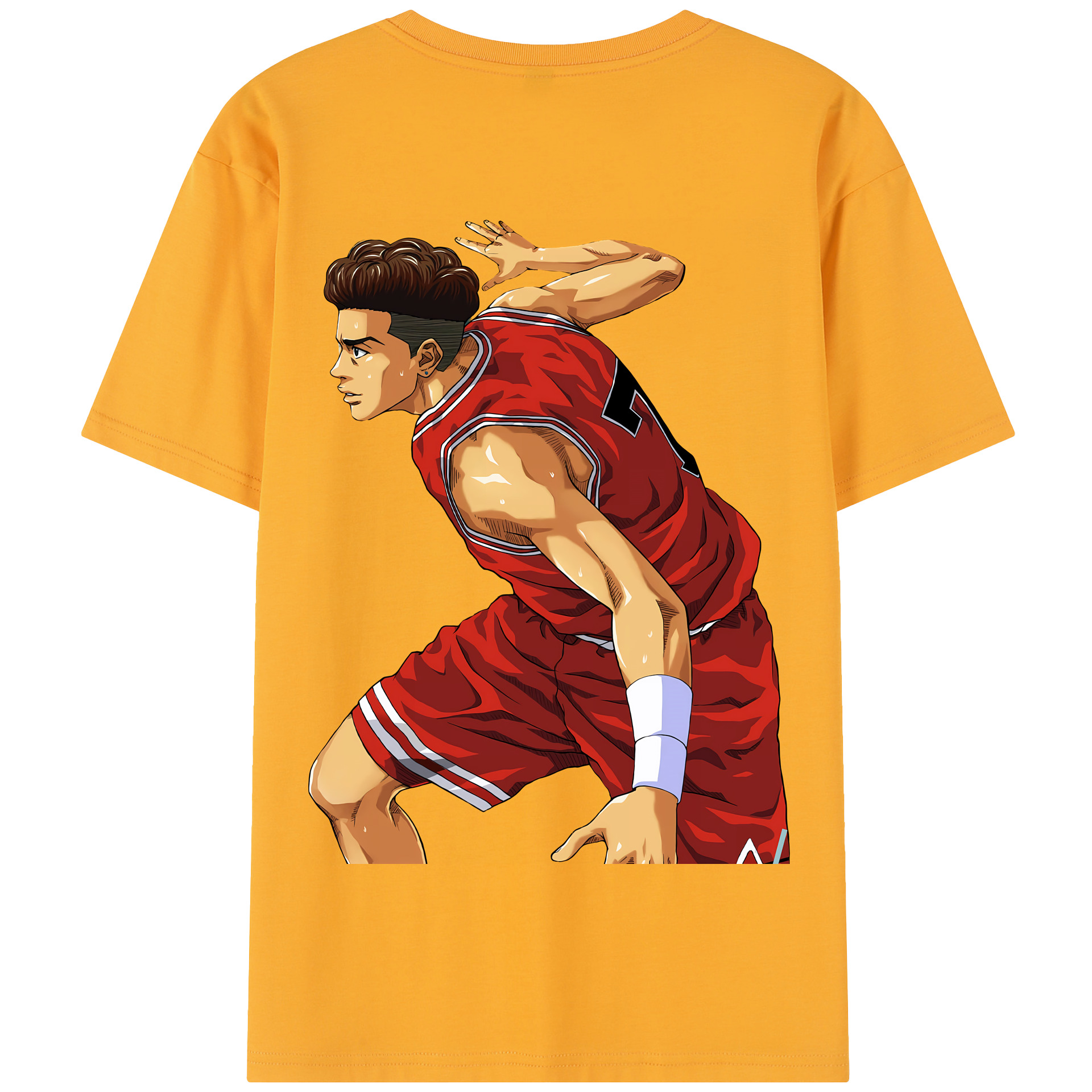 SLAM DUNK／スラムダンク 綿100％半袖Tシャツ（背面プリント）