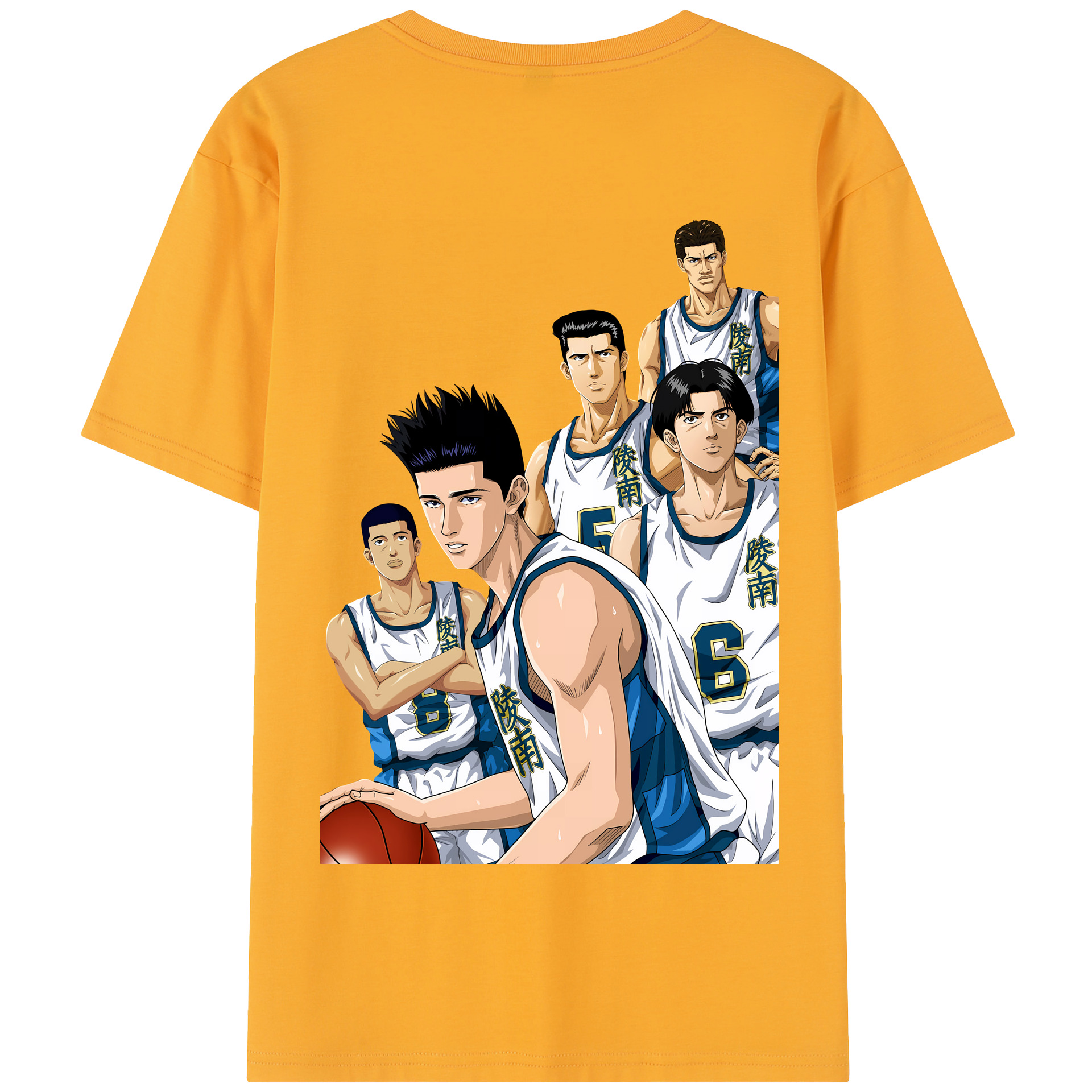 SLAM DUNK／スラムダンク 綿100％半袖Tシャツ（背面プリント）