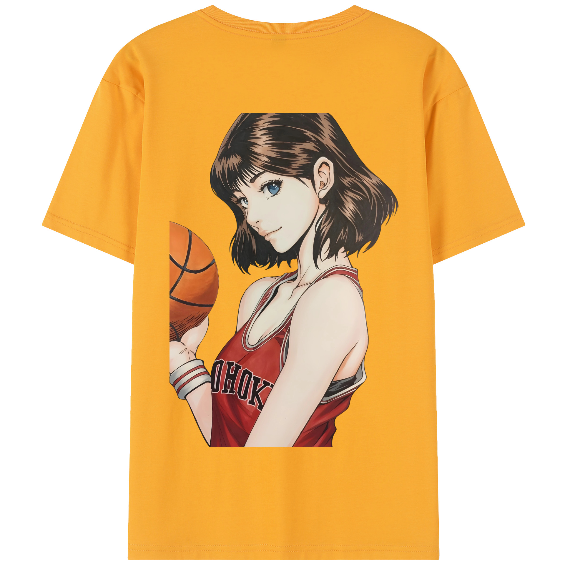 SLAM DUNK／スラムダンク 綿100％半袖Tシャツ（背面プリント）