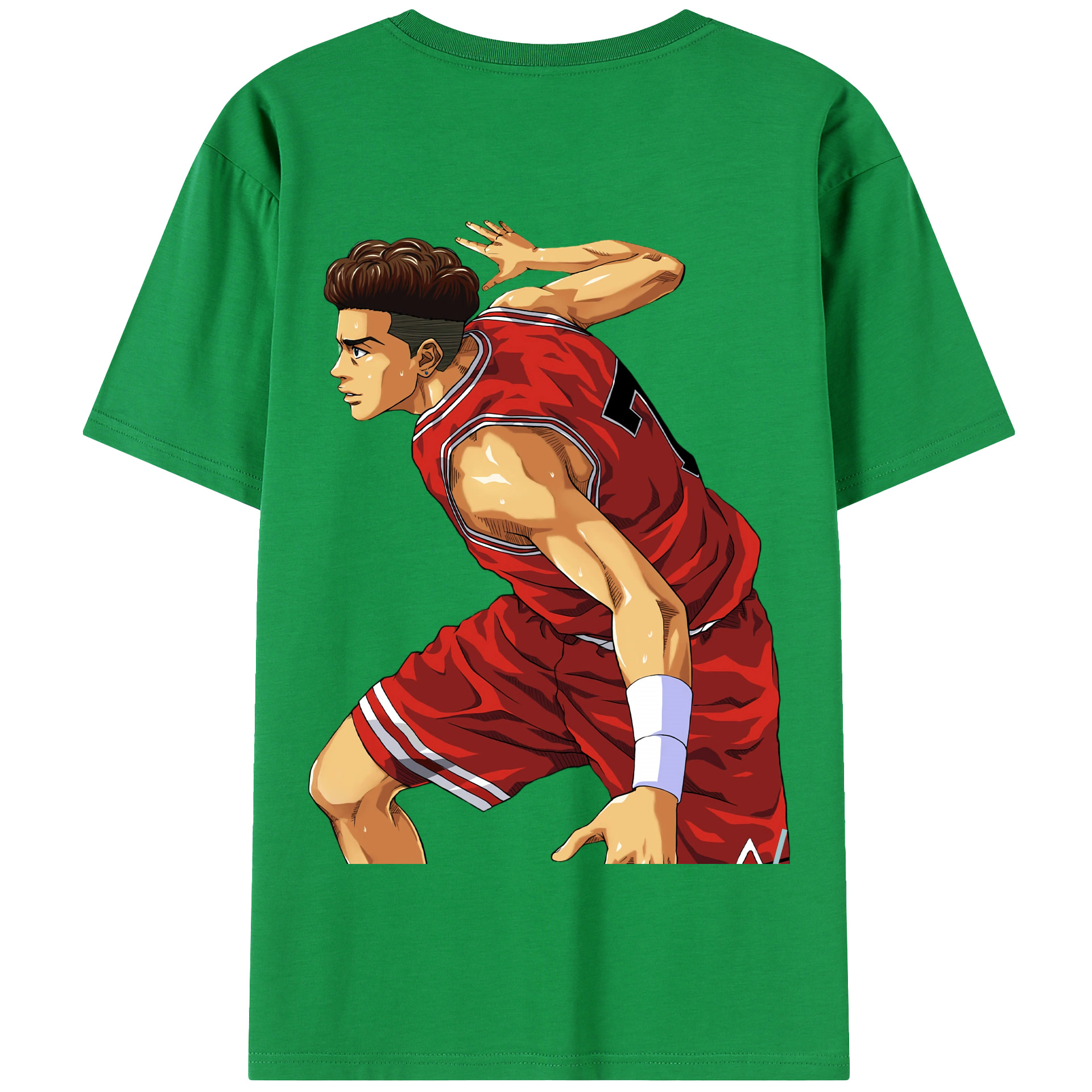 SLAM DUNK／スラムダンク 綿100％半袖Tシャツ（背面プリント）