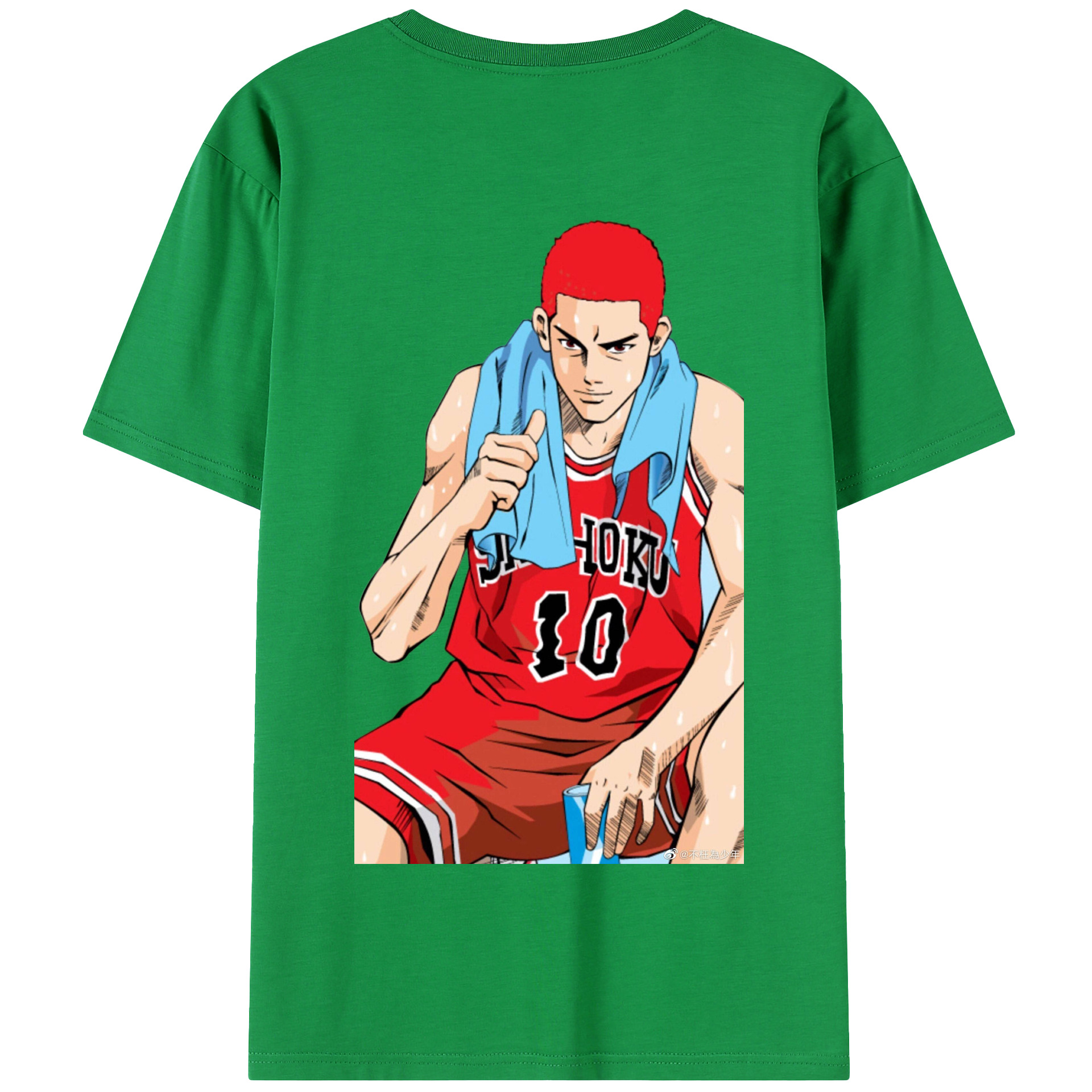 SLAM DUNK／スラムダンク 綿100％半袖Tシャツ（背面プリント）