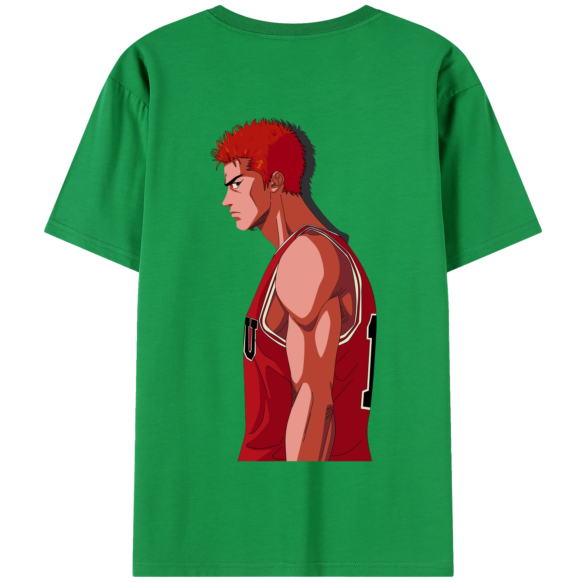 SLAM DUNK／スラムダンク 綿100％半袖Tシャツ（背面プリント）