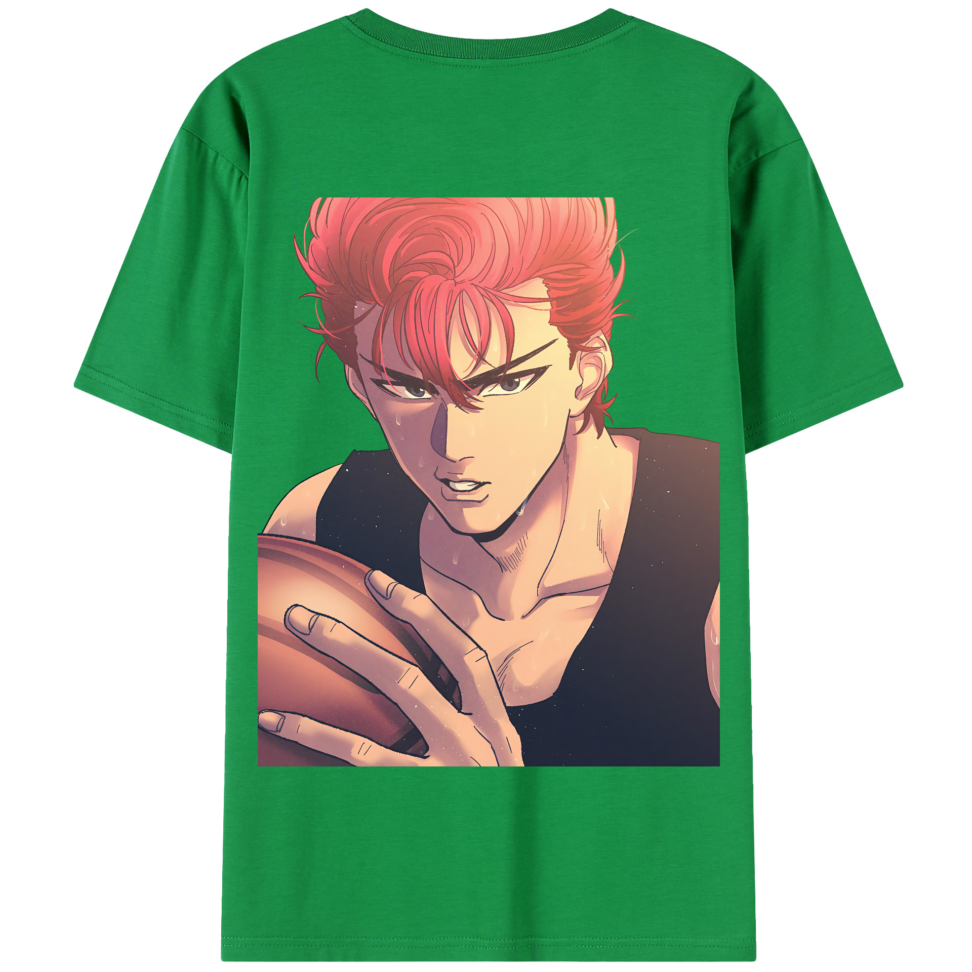 SLAM DUNK／スラムダンク 綿100％半袖Tシャツ（背面プリント）