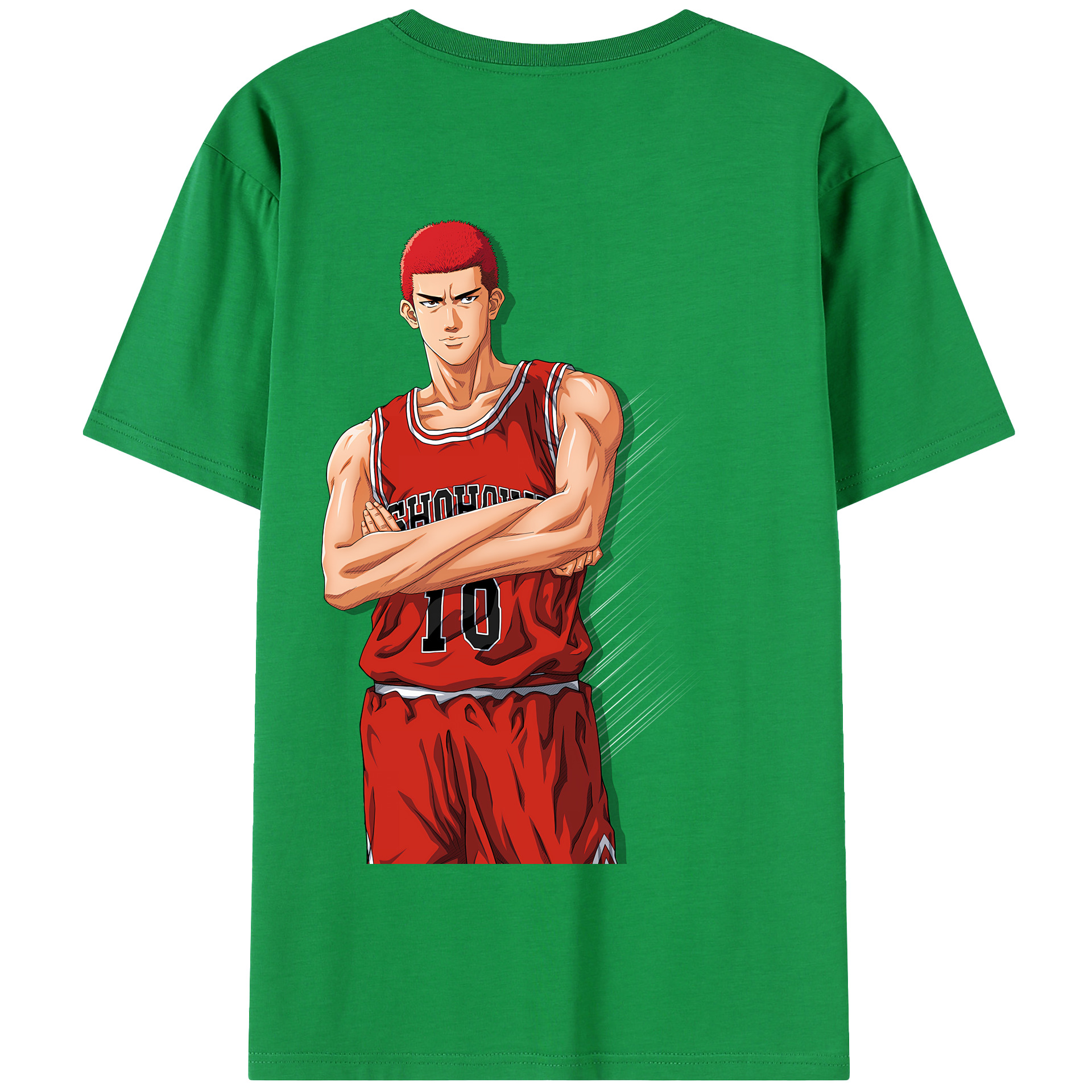SLAM DUNK／スラムダンク 綿100％半袖Tシャツ（背面プリント）