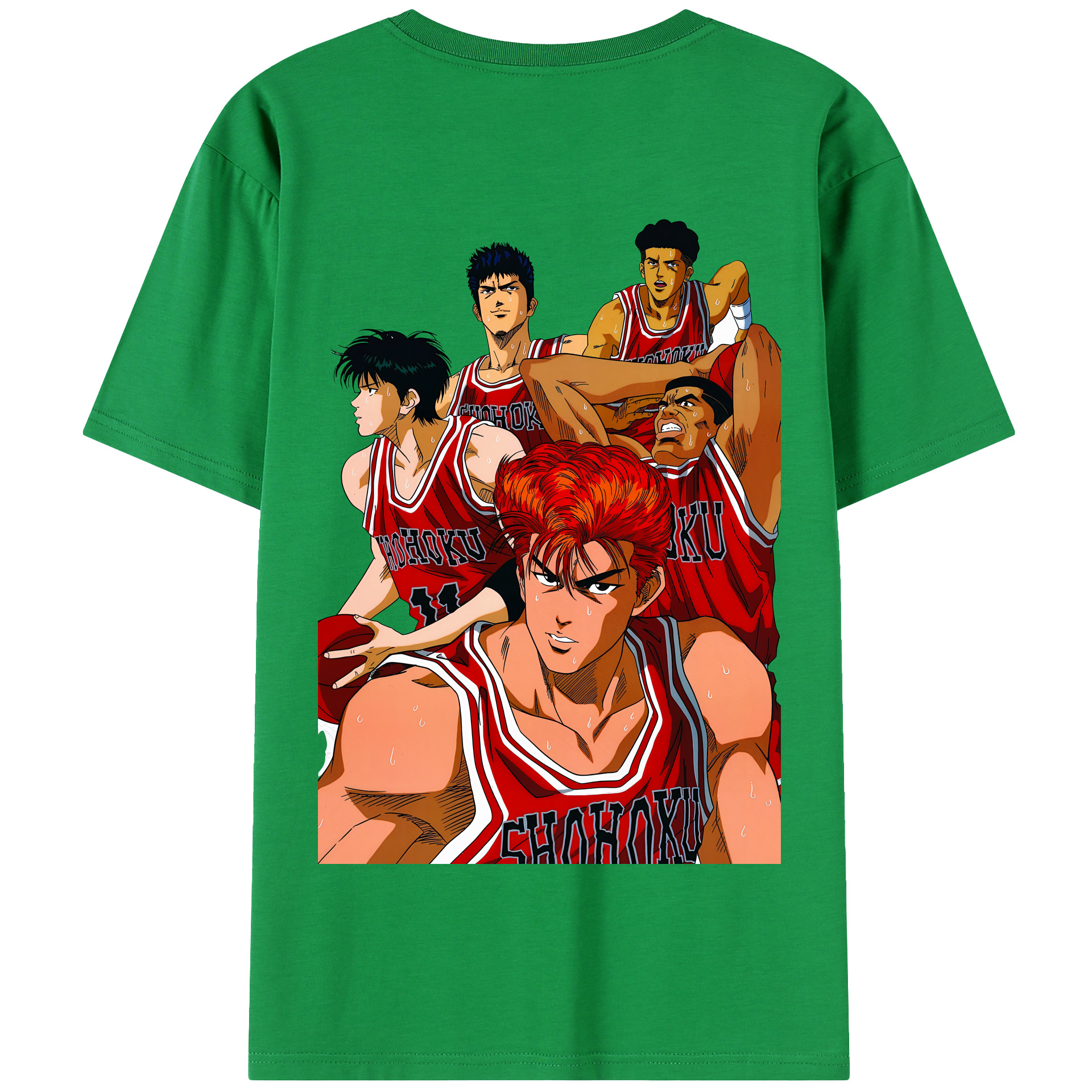 （画像用） SLAM DUNK／スラムダンク 綿100％半袖Tシャツ（背面プリント）
