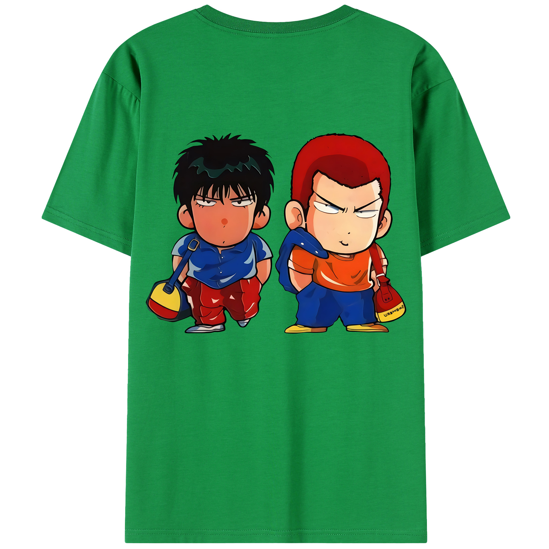SLAM DUNK／スラムダンク 綿100％半袖Tシャツ（背面プリント）