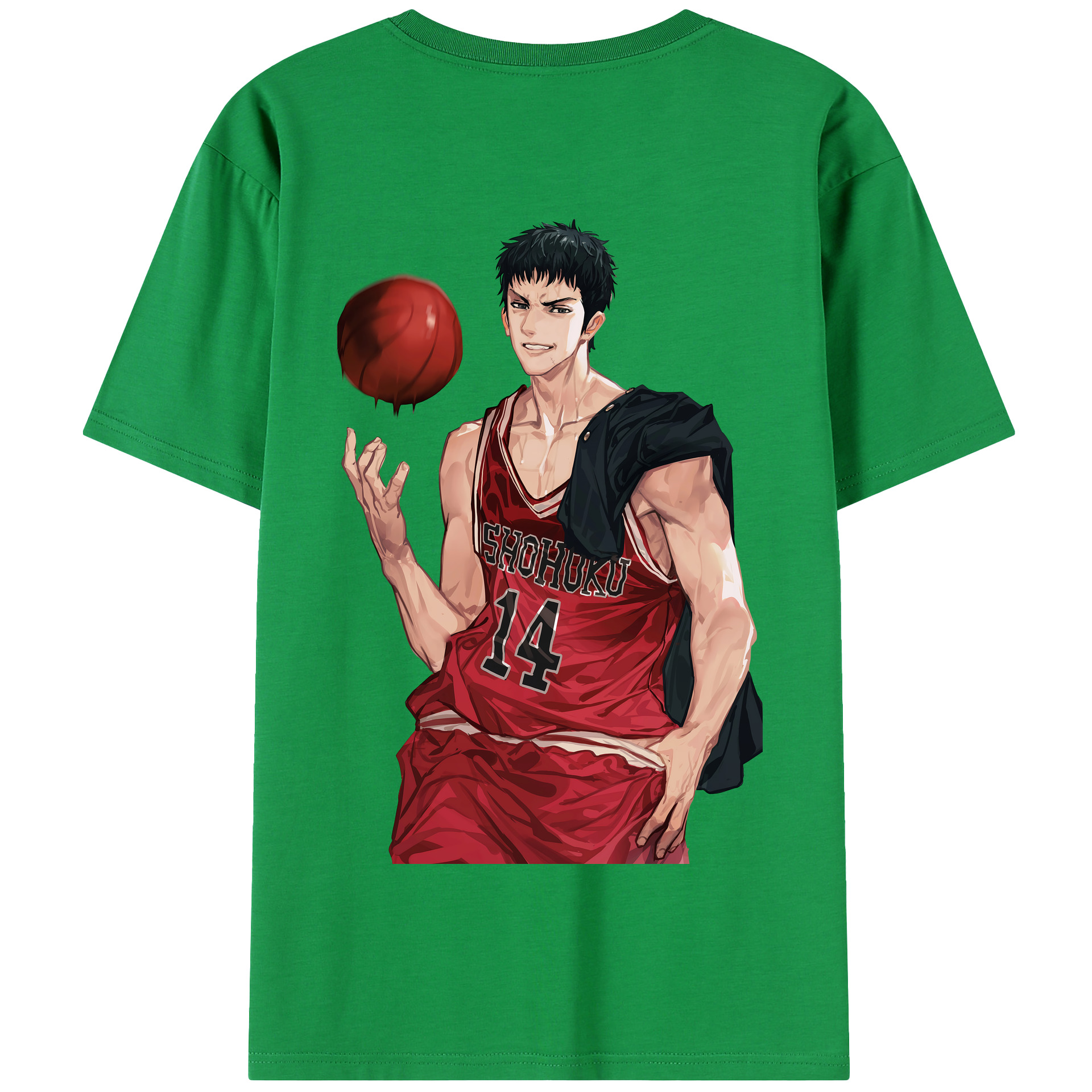 （画像用） SLAM DUNK／スラムダンク 綿100％半袖Tシャツ（背面プリント）