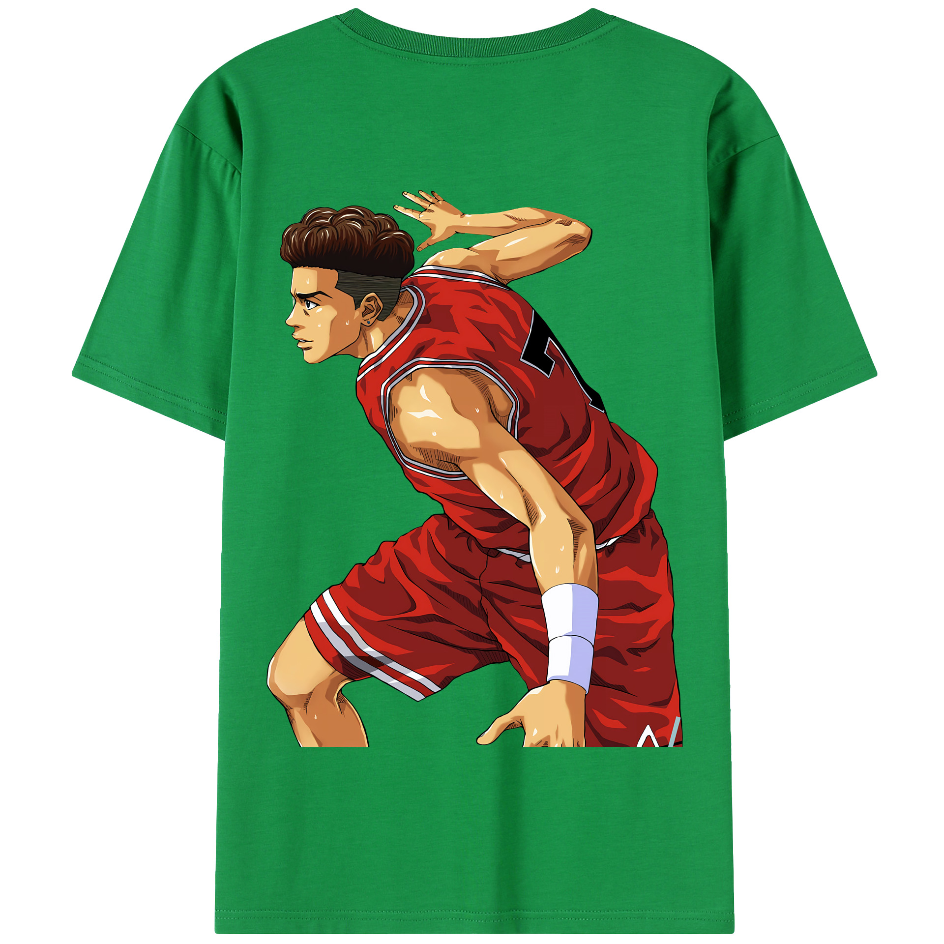SLAM DUNK／スラムダンク 綿100％半袖Tシャツ（背面プリント）