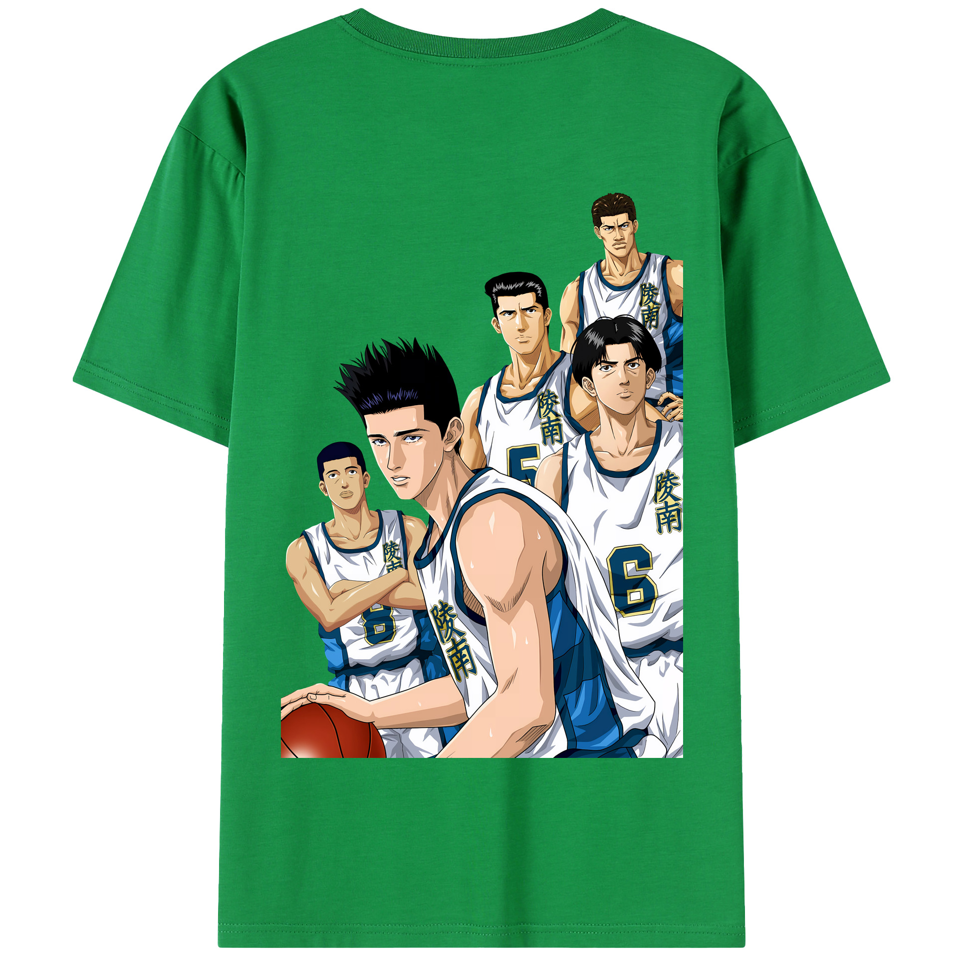 SLAM DUNK／スラムダンク 綿100％半袖Tシャツ（背面プリント）