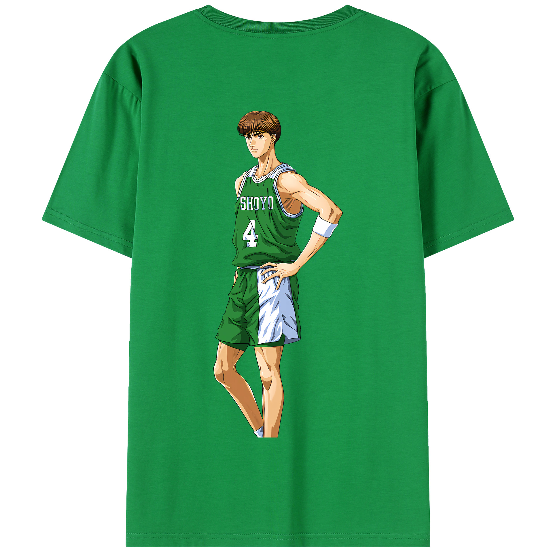 SLAM DUNK／スラムダンク 綿100％半袖Tシャツ（背面プリント）