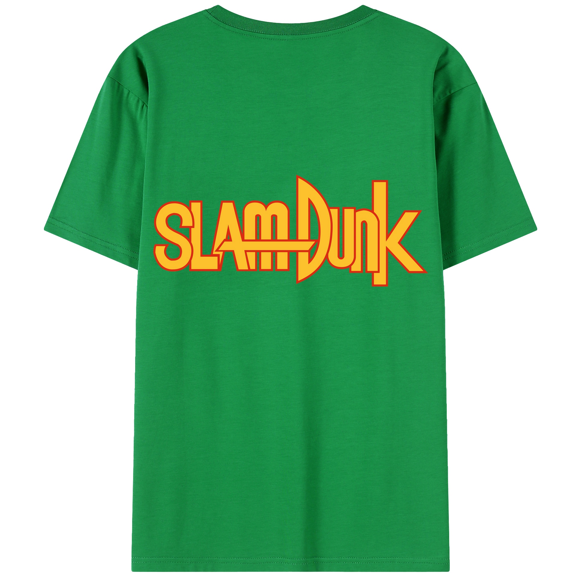 SLAM DUNK／スラムダンク 綿100％半袖Tシャツ（背面プリント）