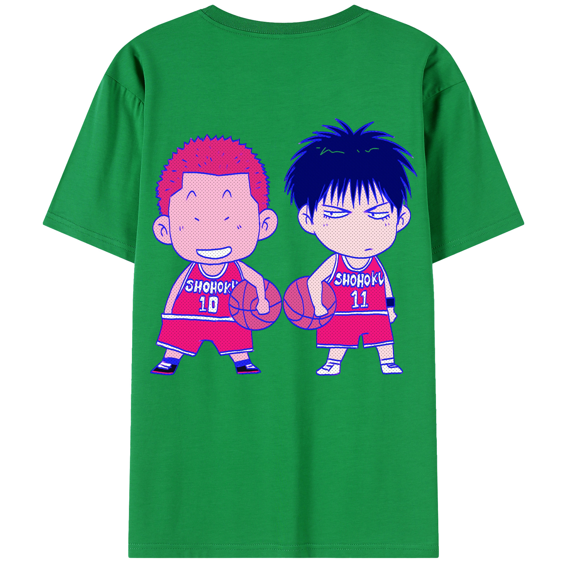 （画像用） SLAM DUNK／スラムダンク 綿100％半袖Tシャツ（背面プリント）