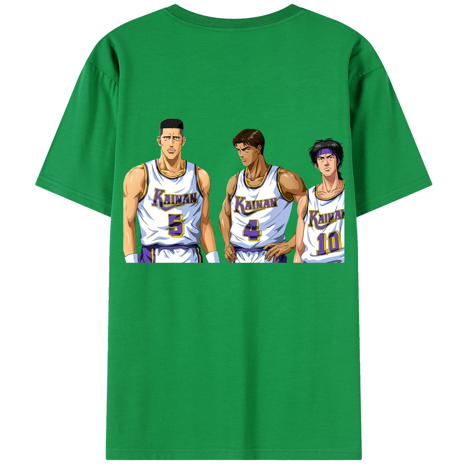 SLAM DUNK／スラムダンク 綿100％半袖Tシャツ（背面プリント）