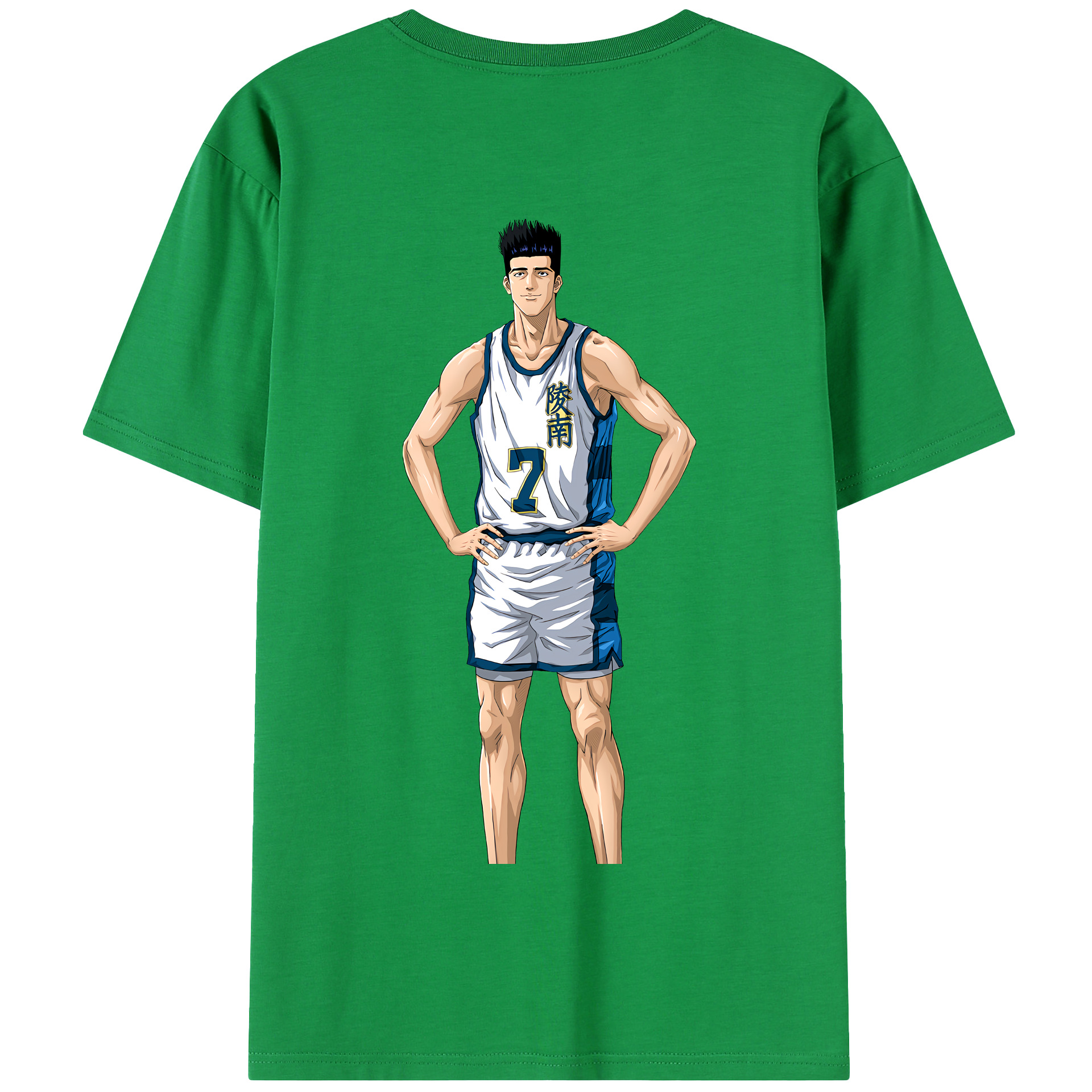 SLAM DUNK／スラムダンク 綿100％半袖Tシャツ（背面プリント）