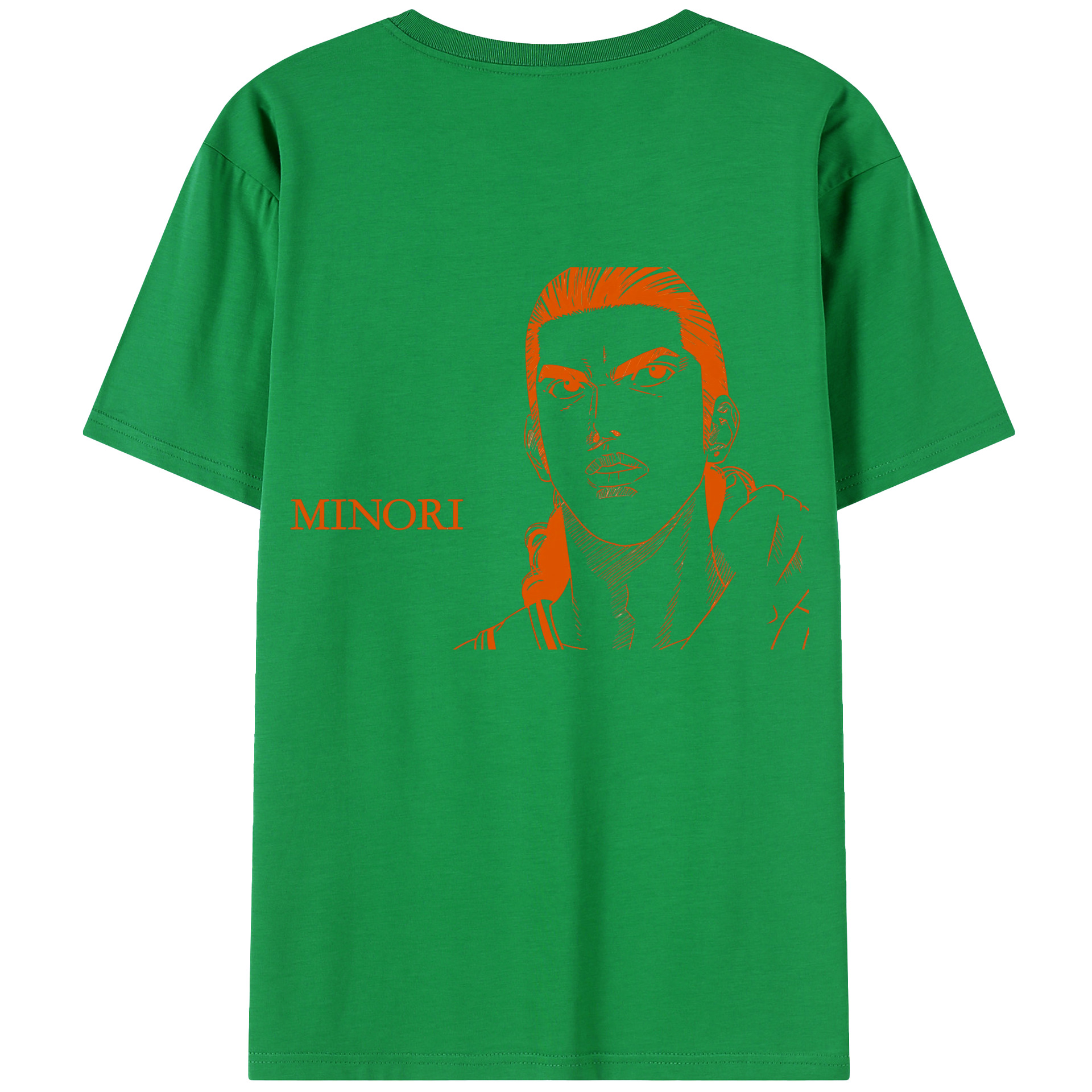 SLAM DUNK／スラムダンク 綿100％半袖Tシャツ（背面プリント）