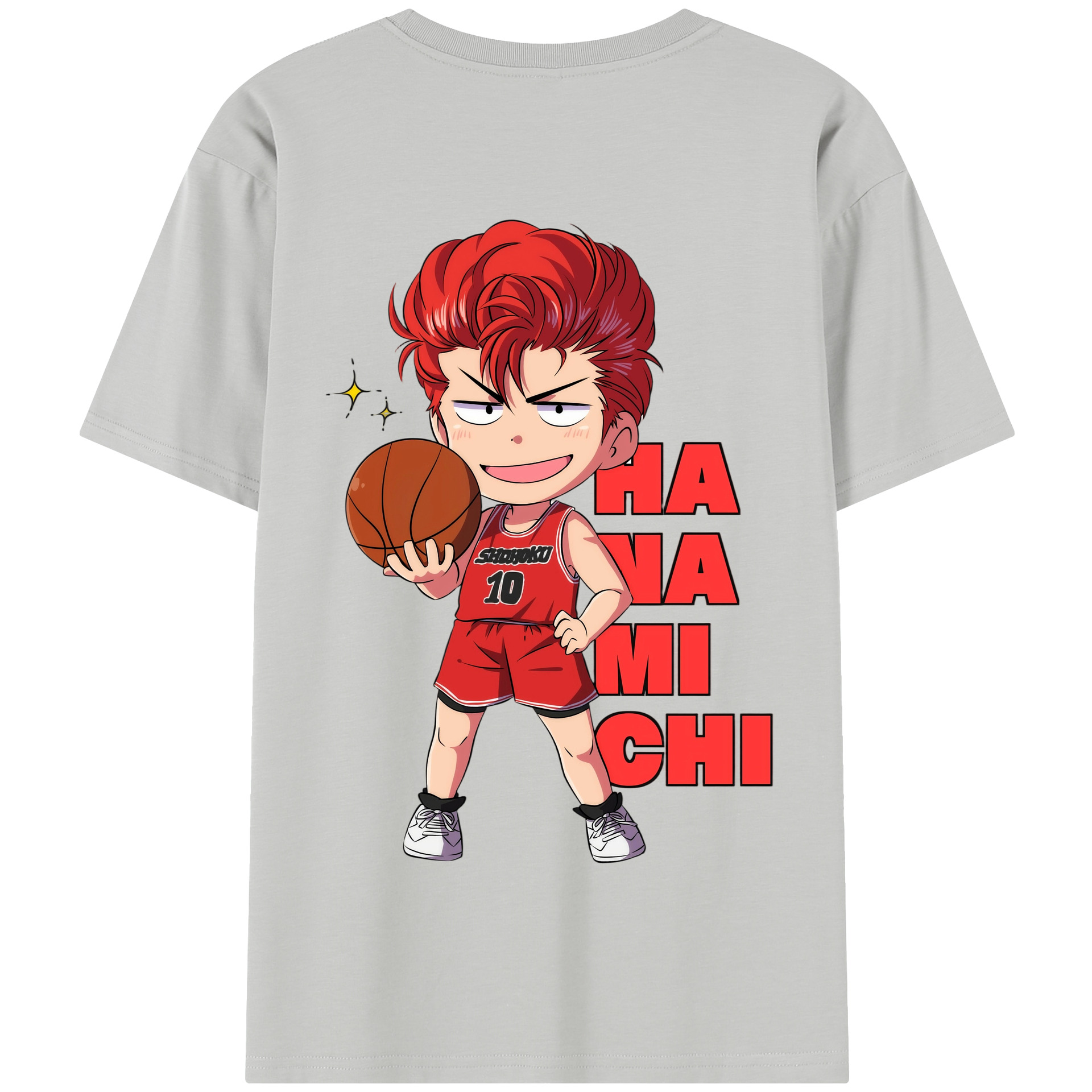 SLAM DUNK／スラムダンク 綿100％半袖Tシャツ（背面プリント）