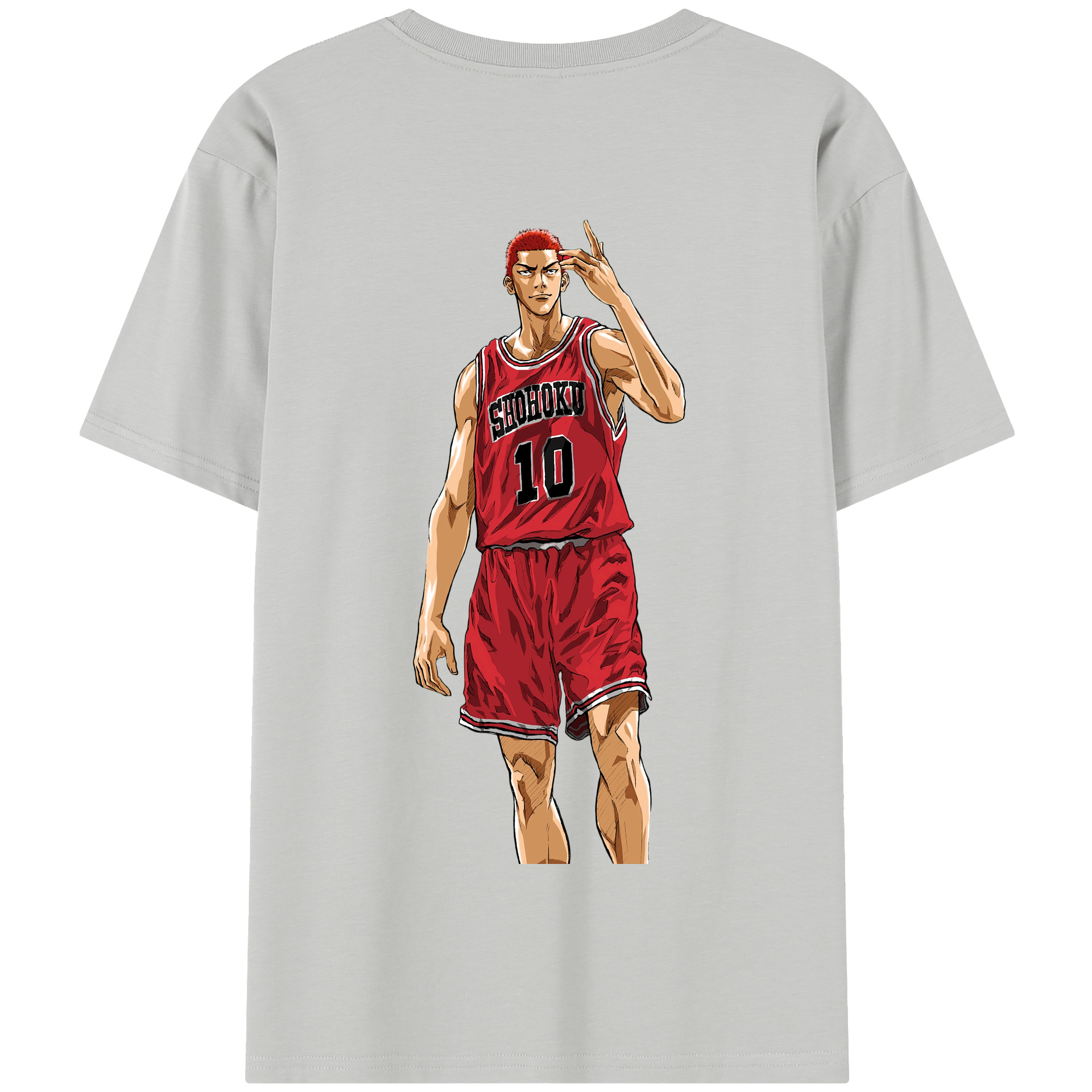 SLAM DUNK／スラムダンク 綿100％半袖Tシャツ（背面プリント）